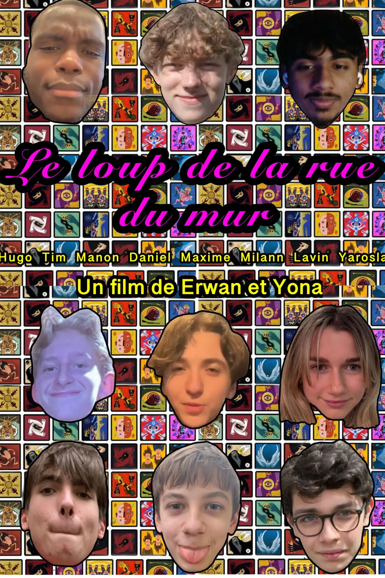Movie poster "Le loup de la rue du mur"