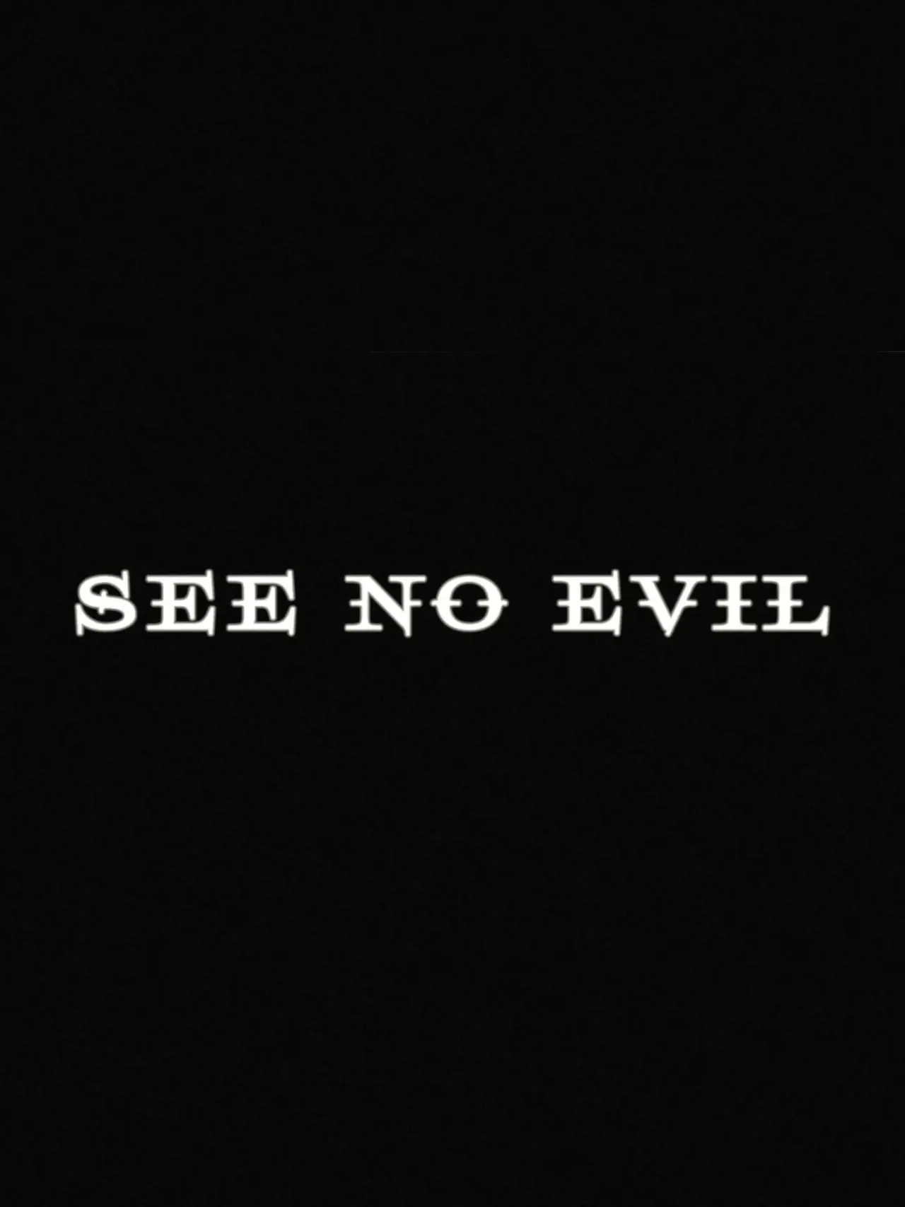 Movie poster "See No Evil"