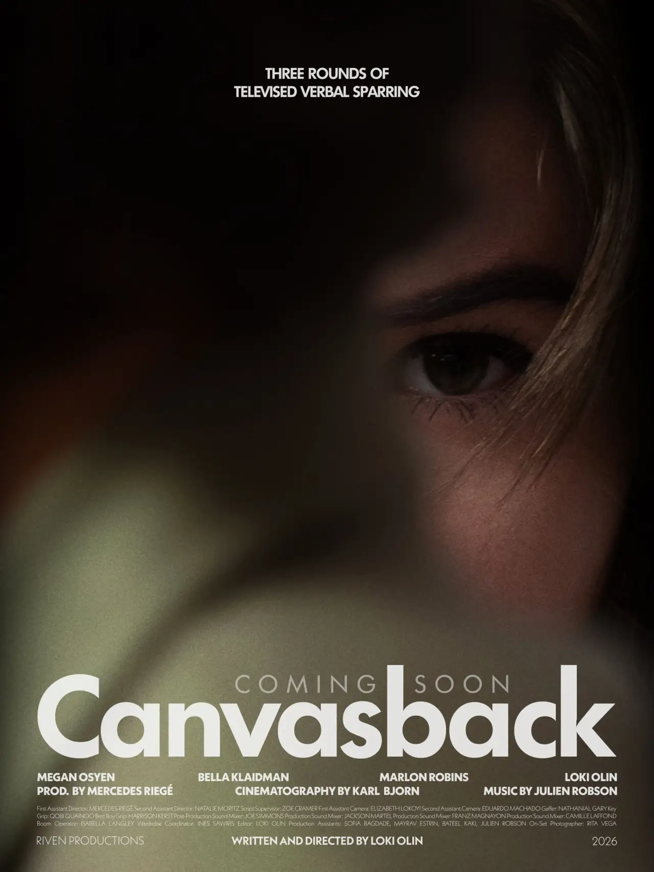 Movie poster "Canvasback"