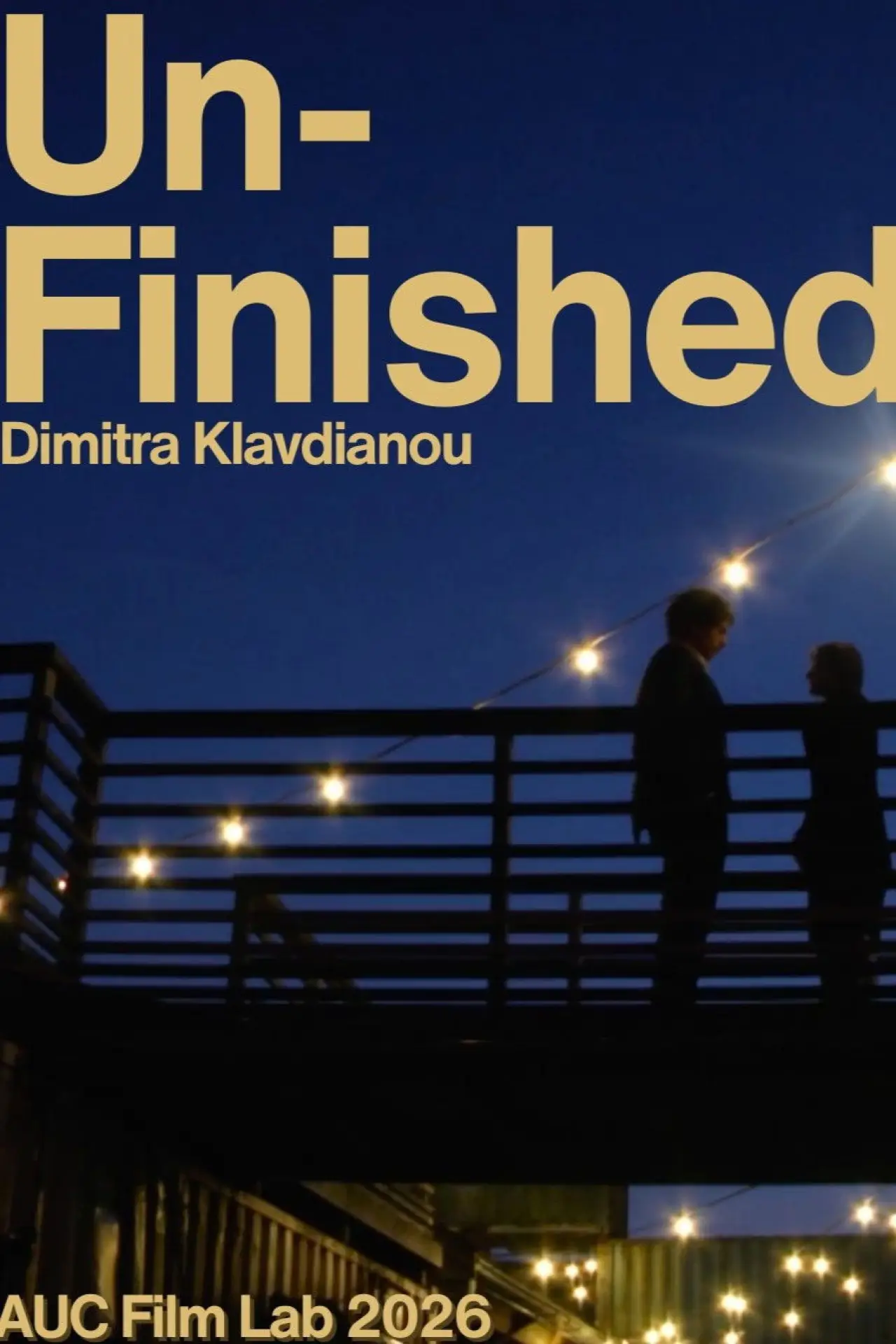 Movie poster "Unfinished"