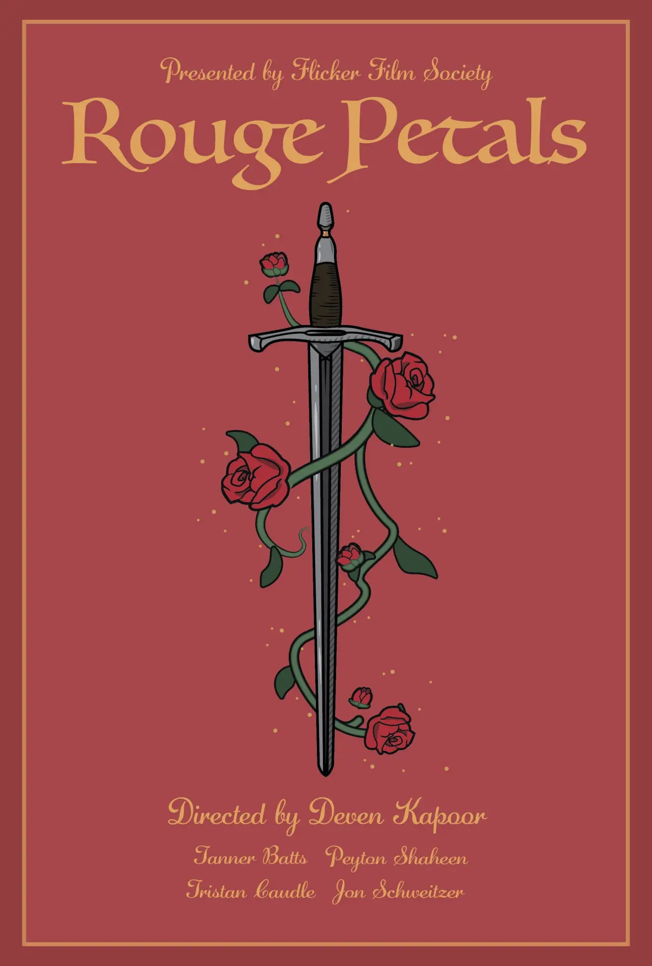 Movie poster "Rouge Petals"