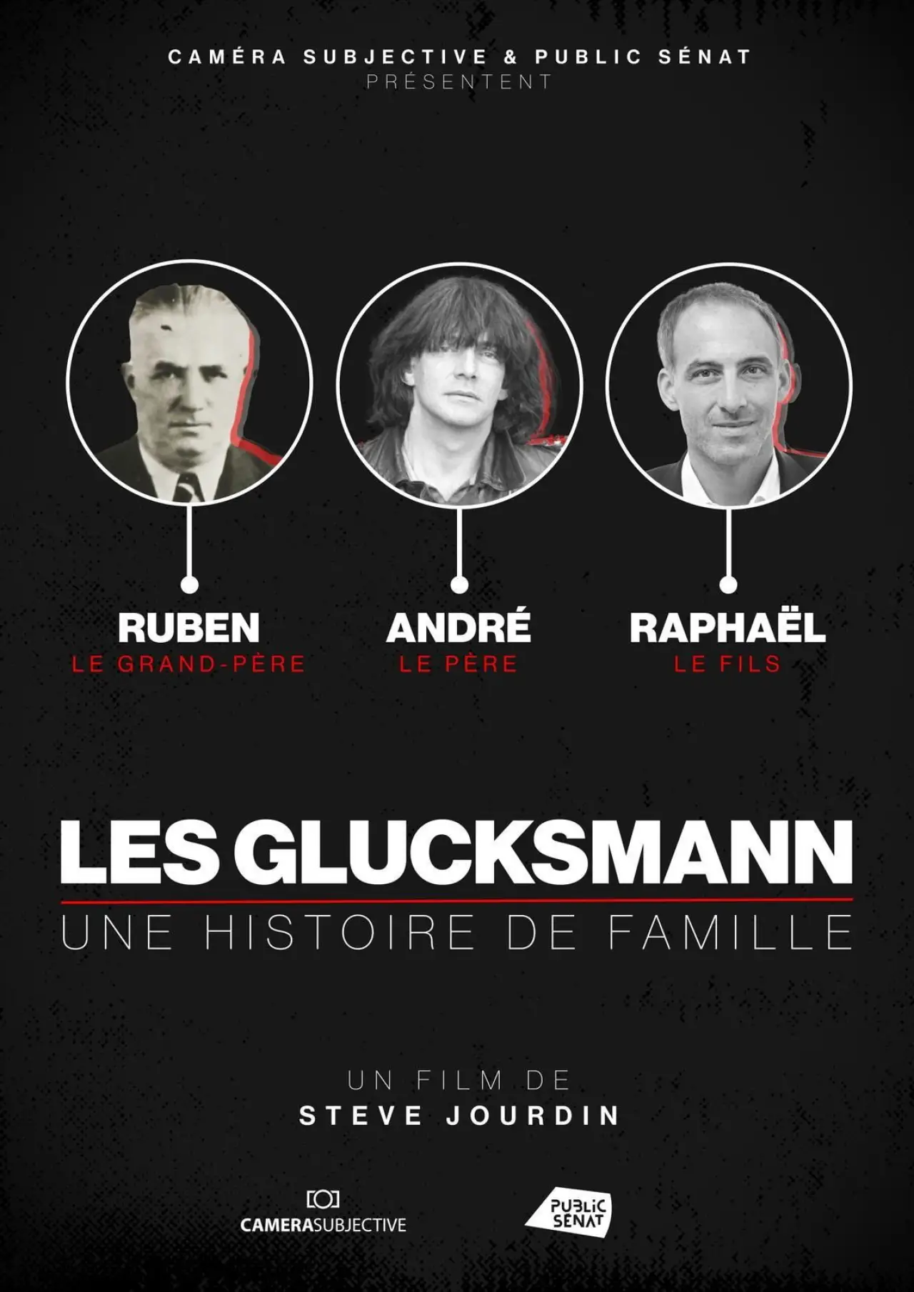 Movie poster "Les Glucksmann, une histoire de famille"