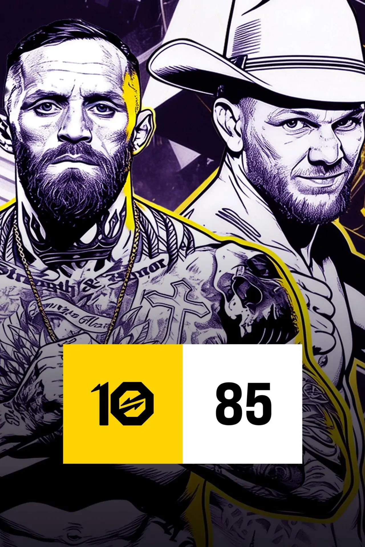 Movie poster "OKTAGON 85: Severino vs. Kakhorov"
