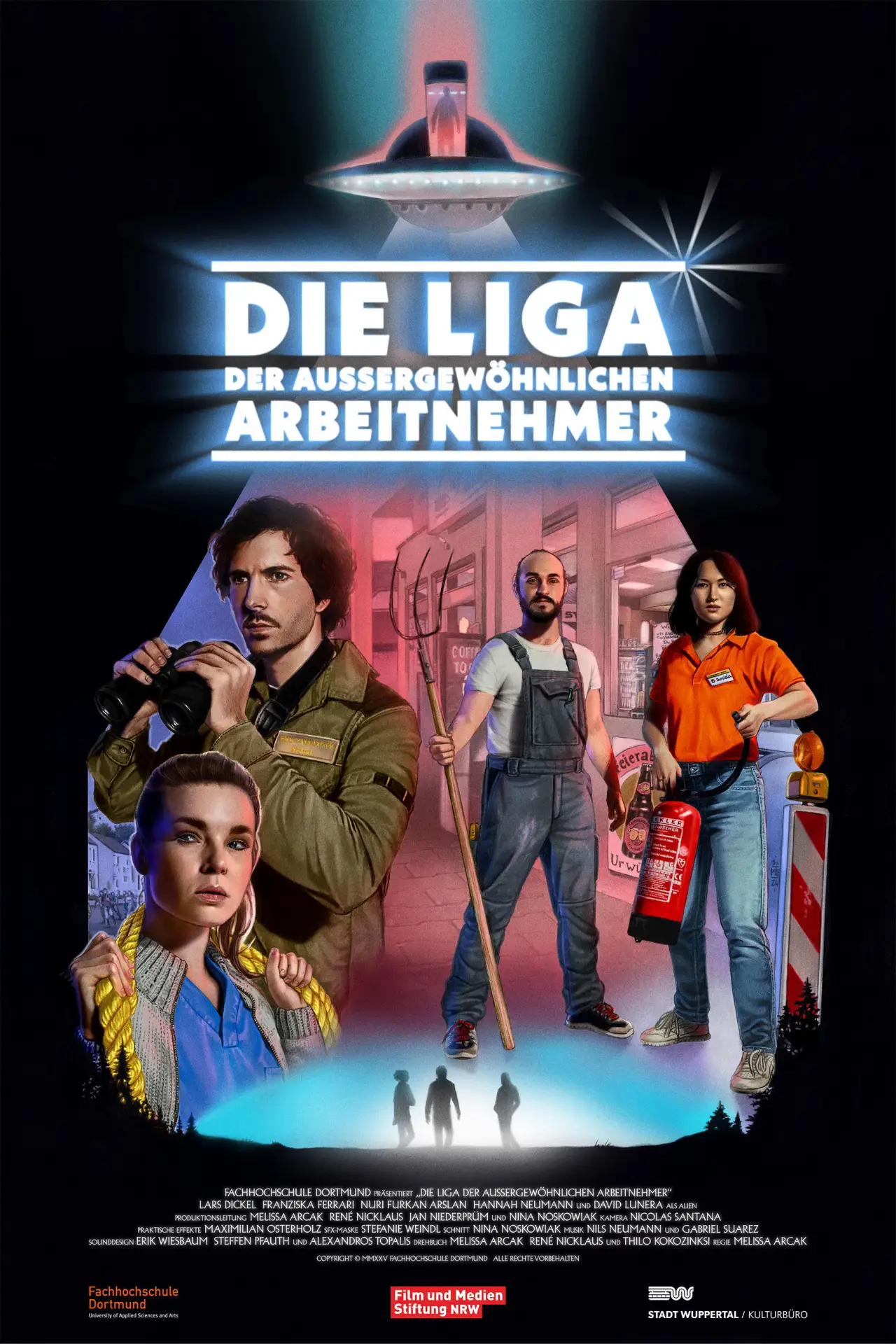 Movie poster "The League of Extraordinary Employees"