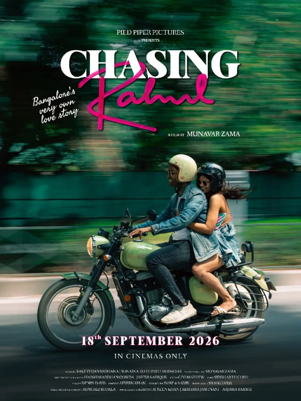 Movie poster "CHASING RAHUL"