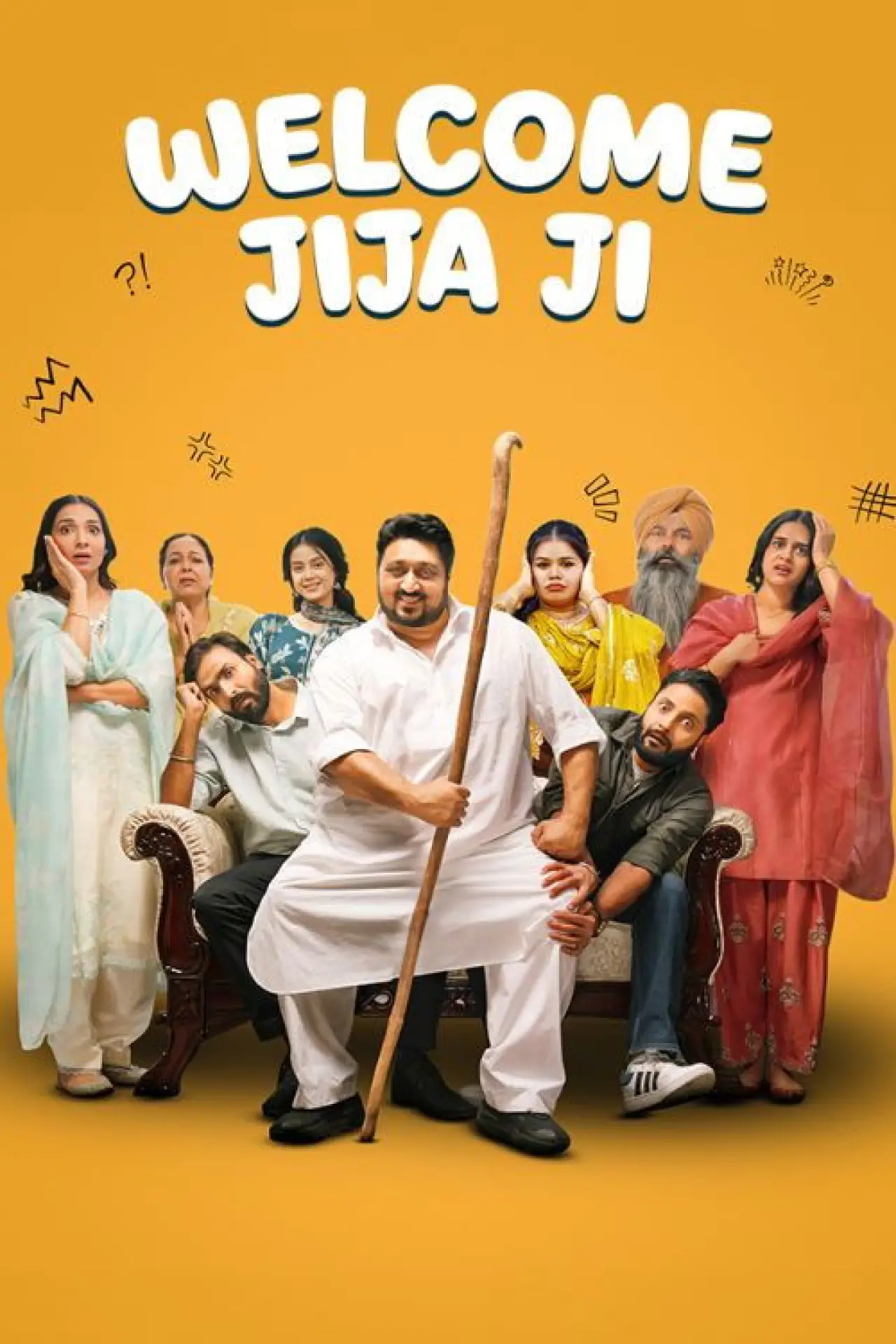 Movie poster "Welcome Jija Ji"