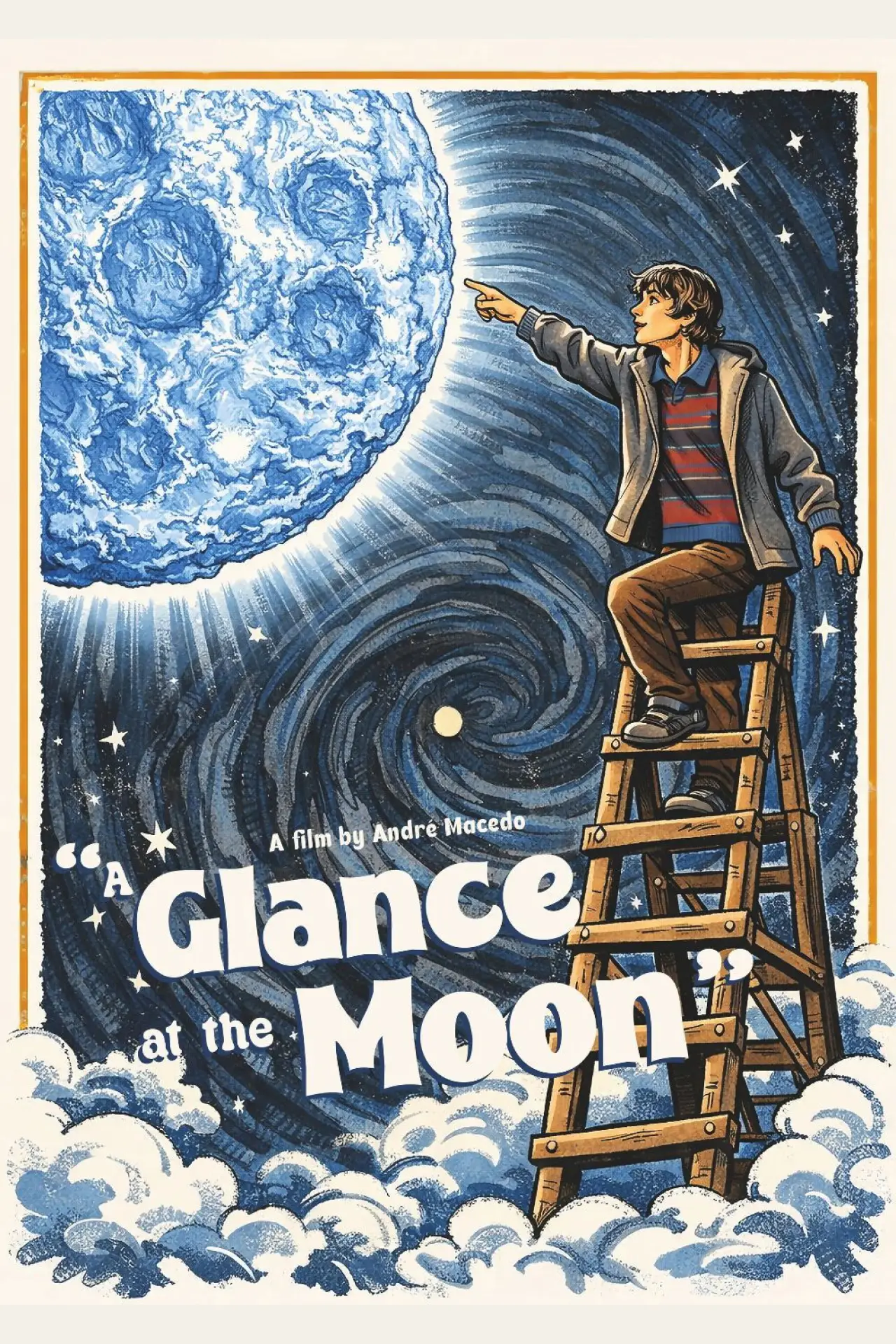 Movie poster "A Glance at the Moon"