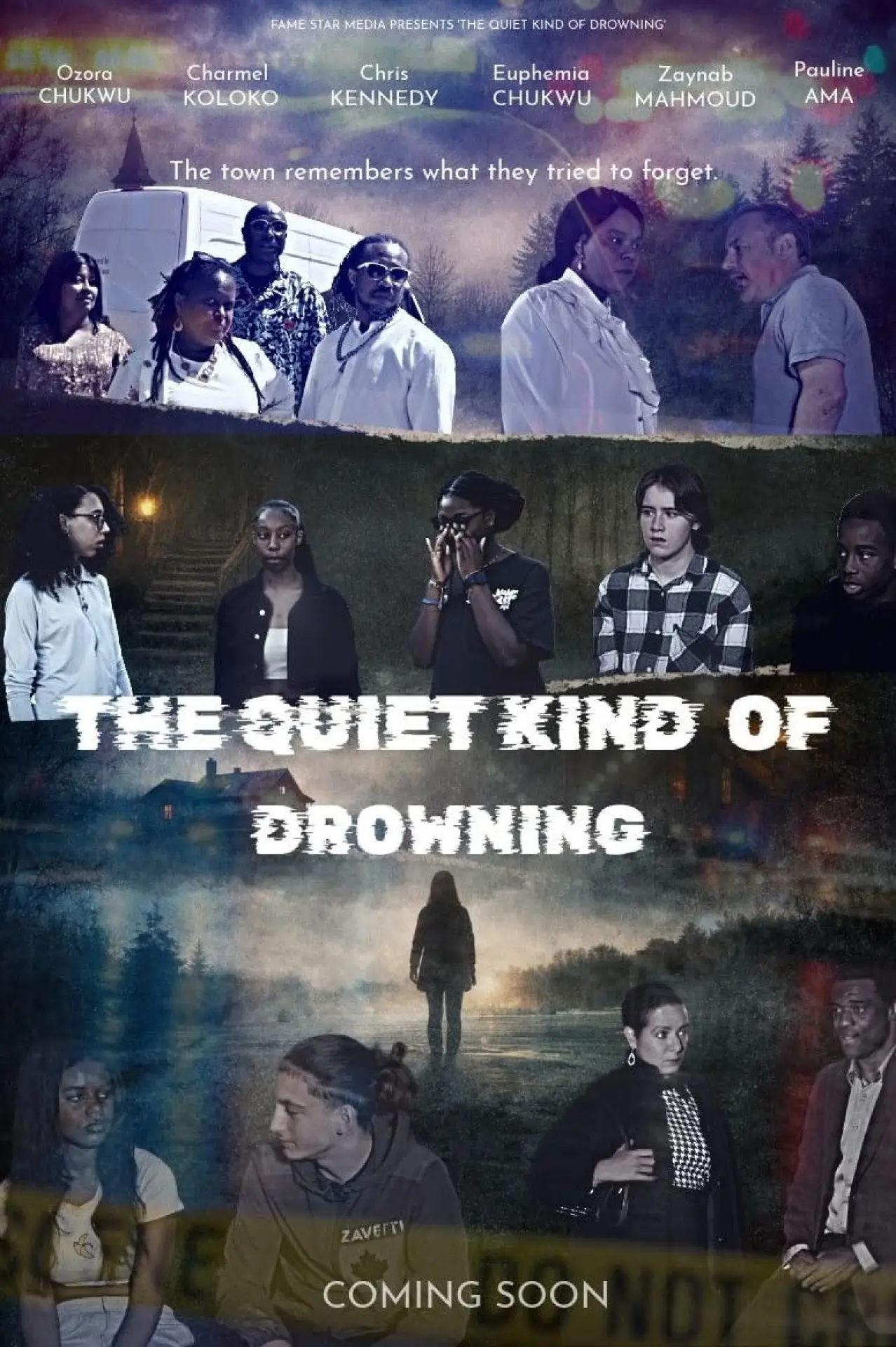 Movie poster "The Quiet Kind of Drowning"