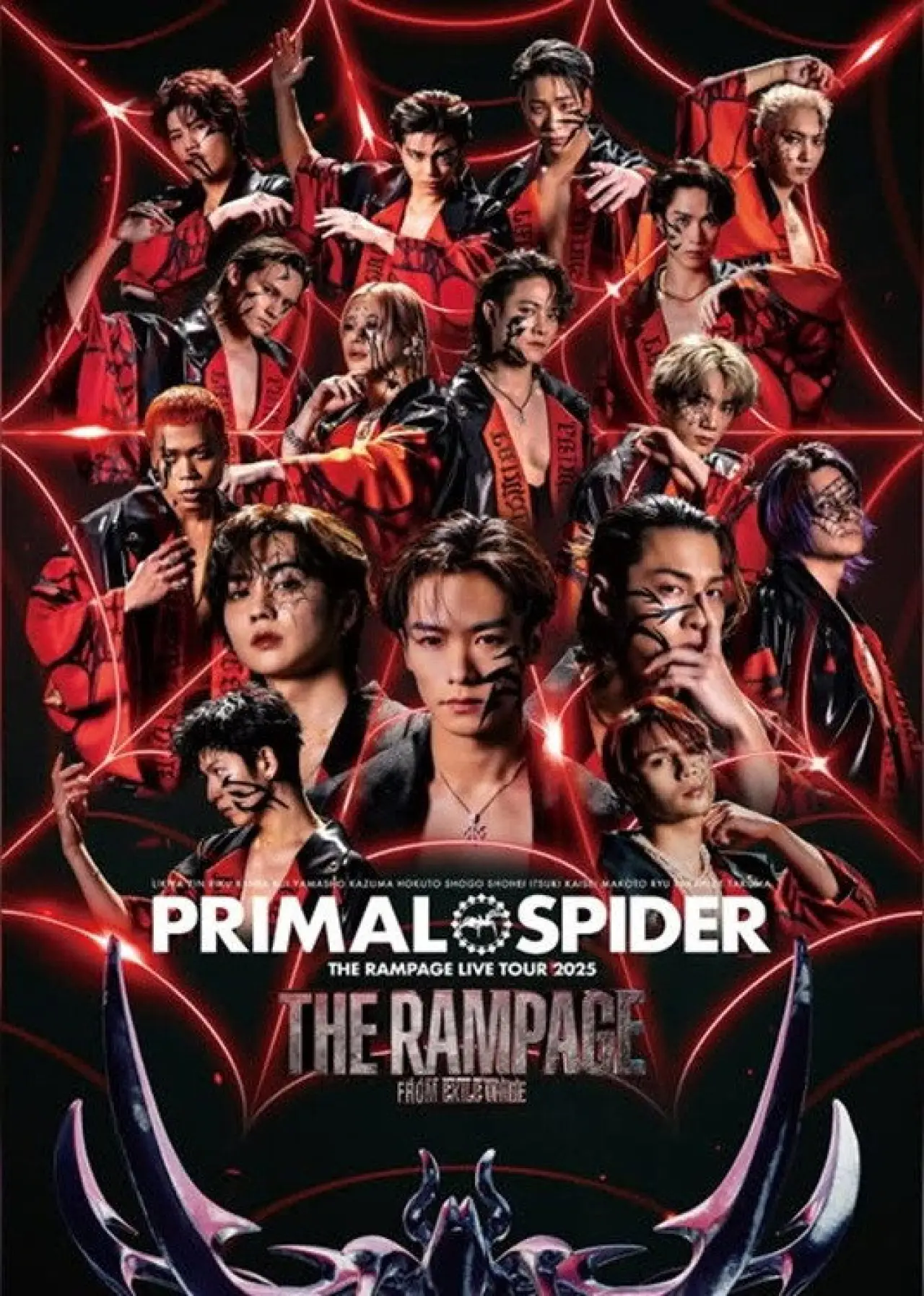Movie poster "THE RAMPAGE Live Tour 2025 PRIMAL SPIDER"