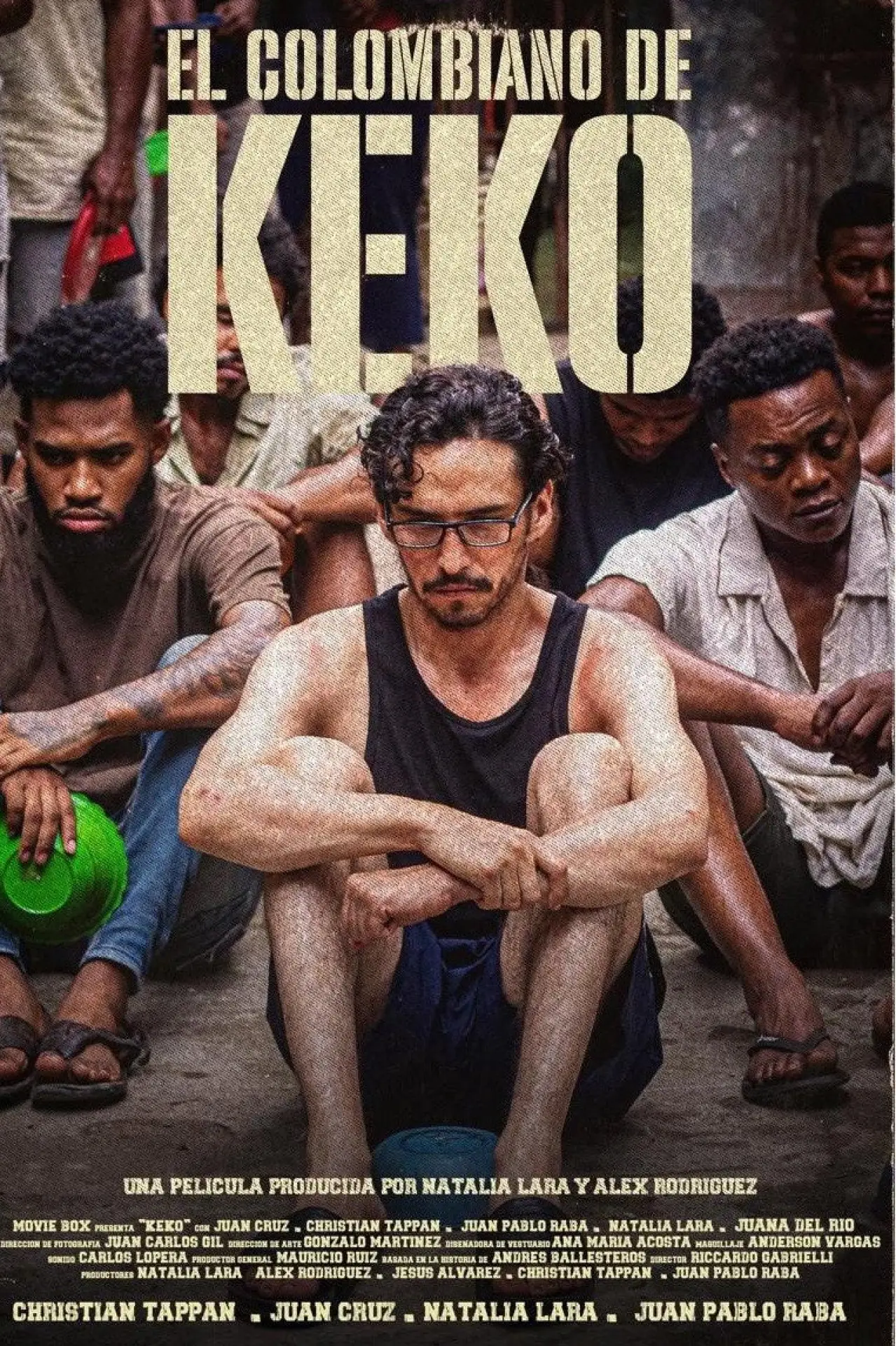Movie poster "El Colombiano de Keko"