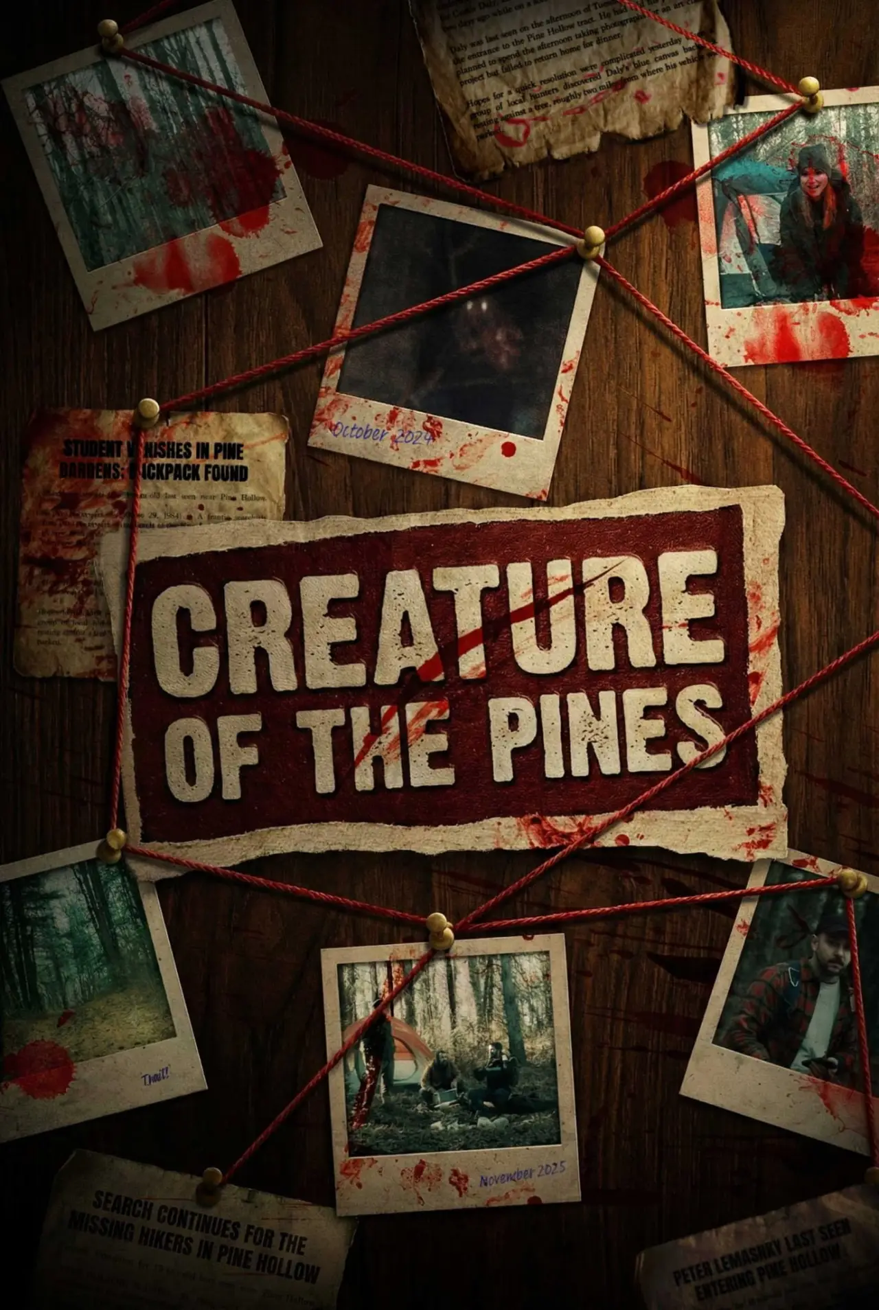 Movie poster "Creature of the Pines"