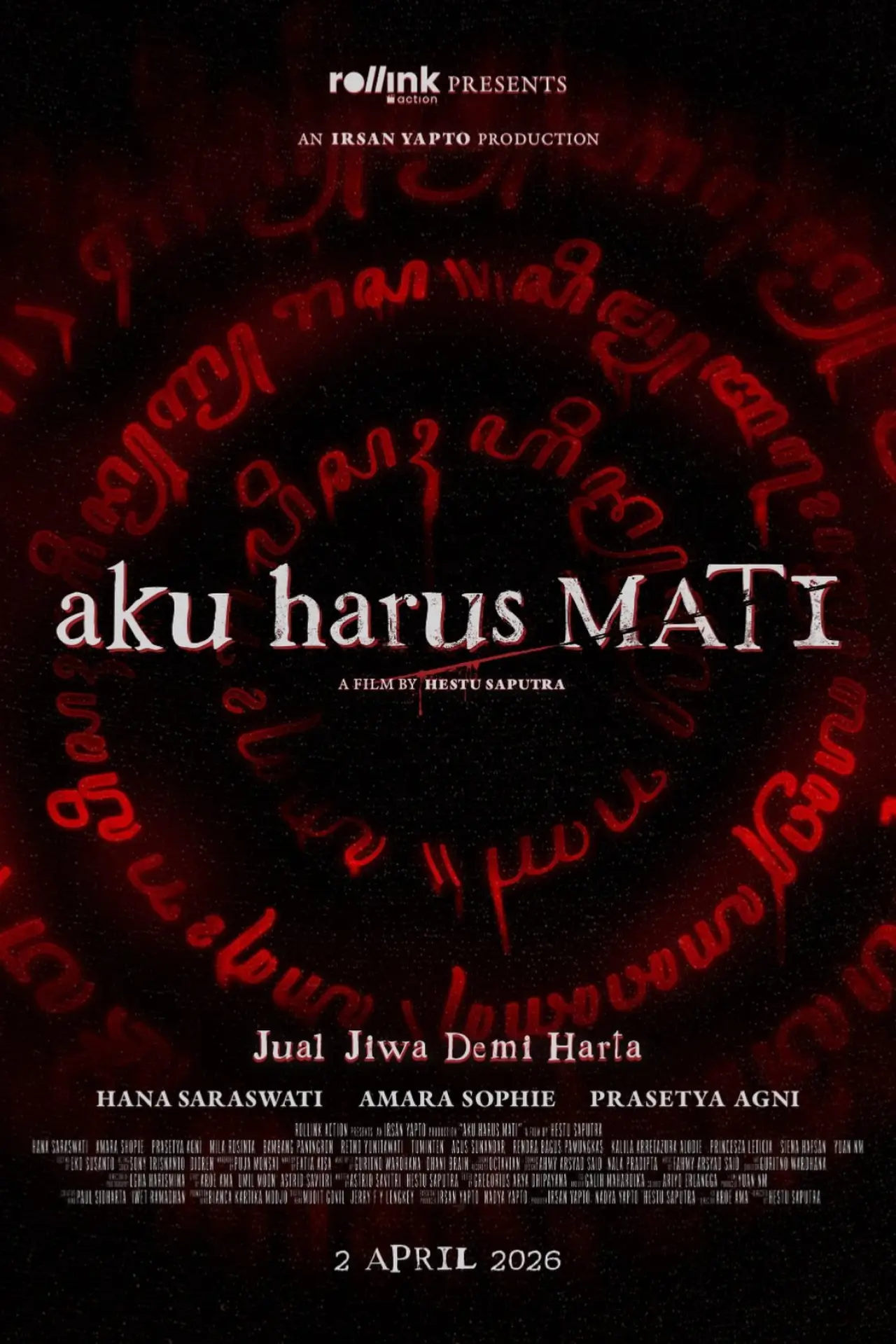 Movie poster "Aku Harus Mati"