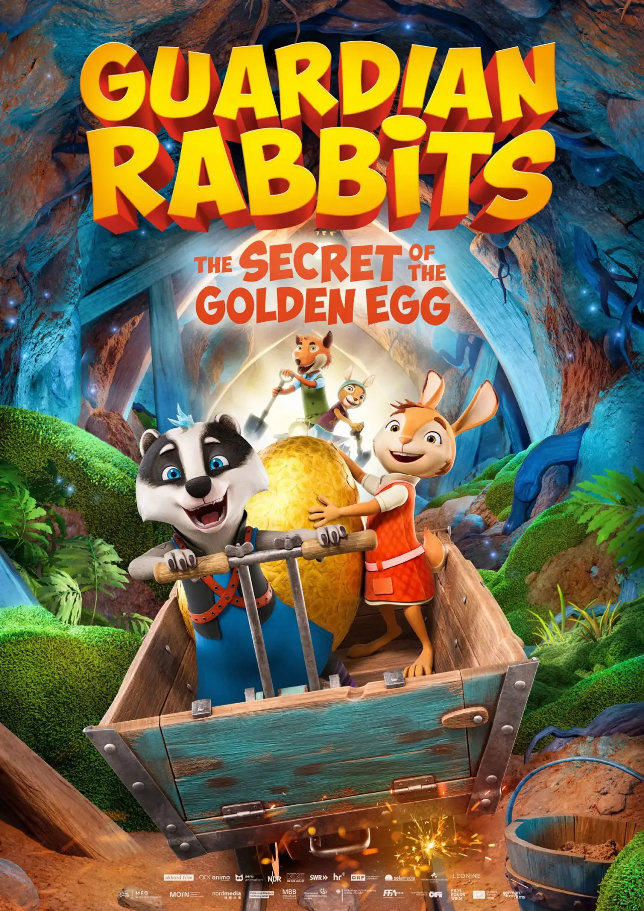 Movie poster "Guardian Rabbits: The Secret of the Golden Egg"