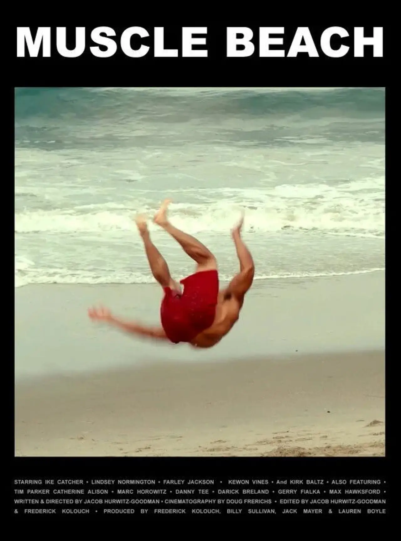 Movie poster "Muscle Beach"