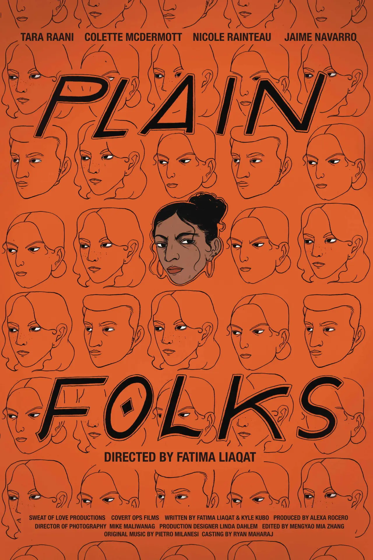 Movie poster "Plain Folks"