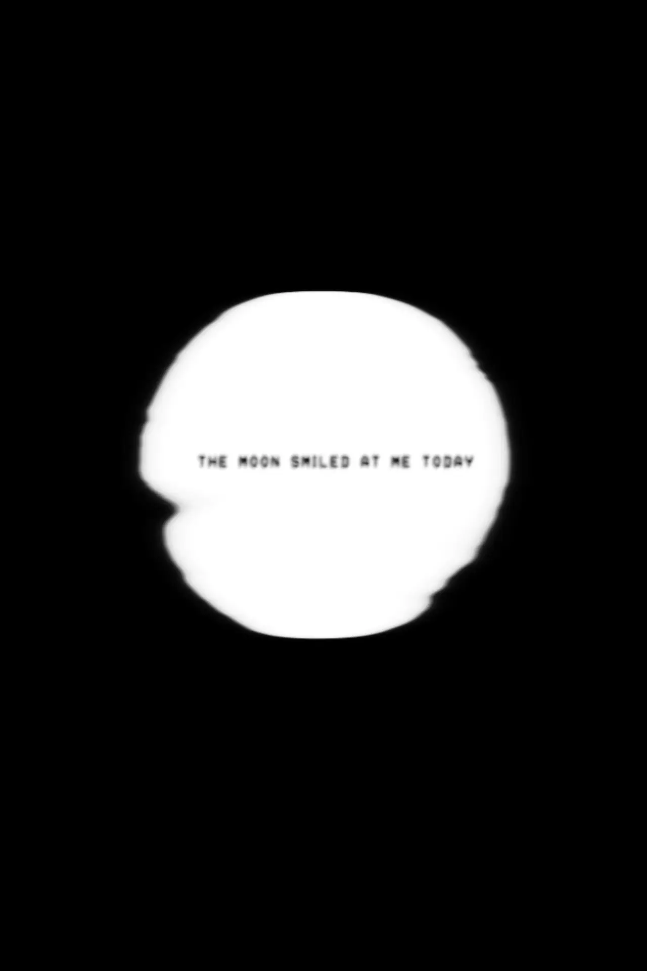 Movie poster "The Moon Smiled at Me Today"