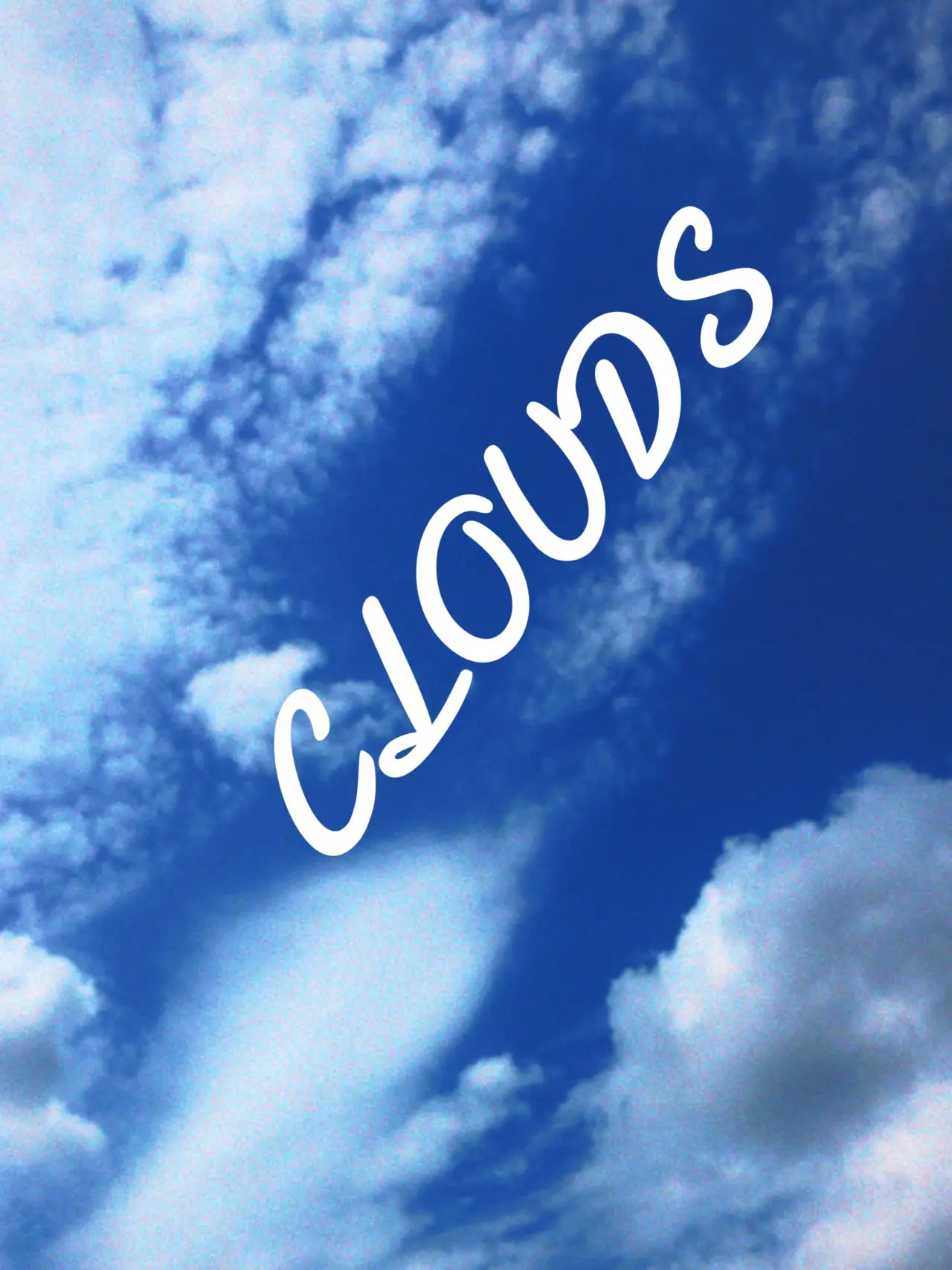 Movie poster "Clouds"