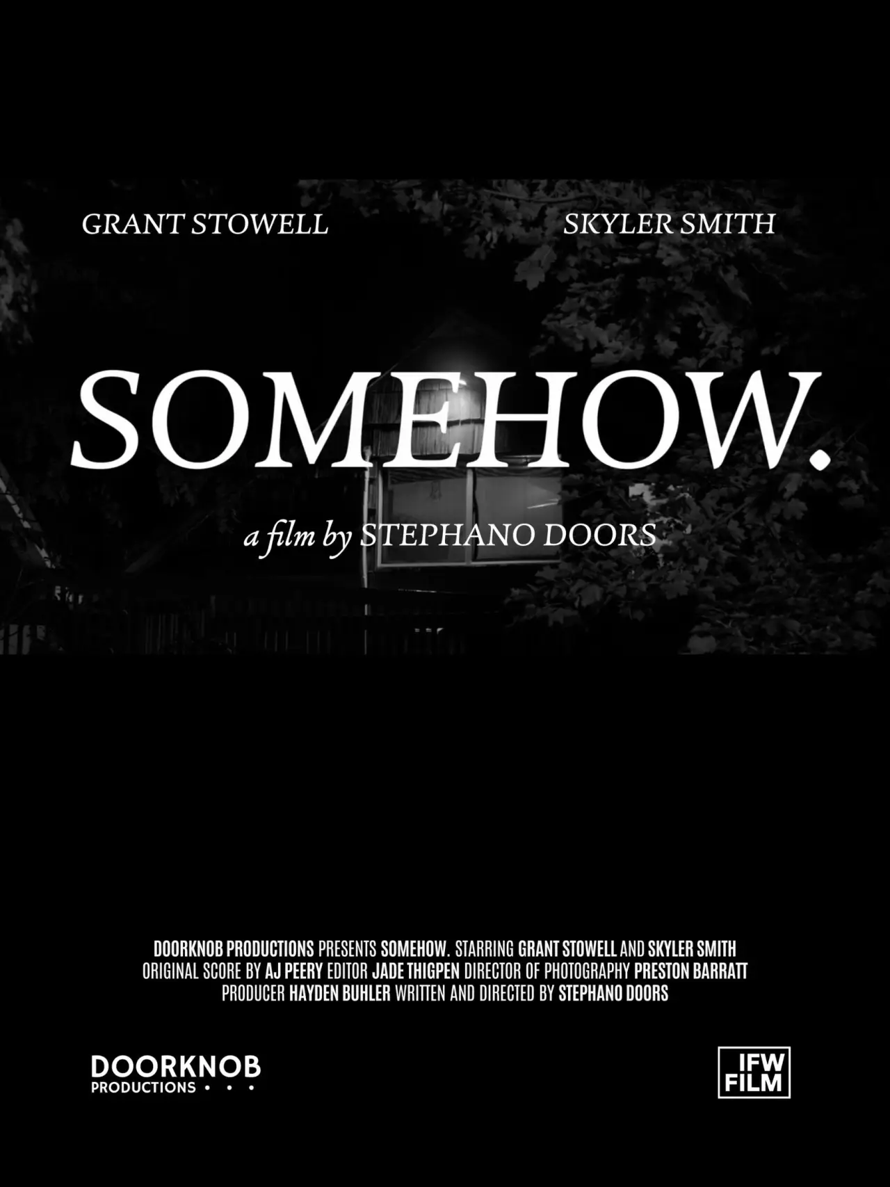 Movie poster "SOMEHOW."