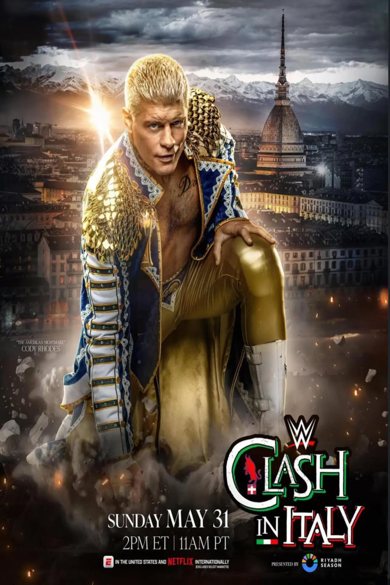 Movie poster "WWE Clash in Italy 2026"