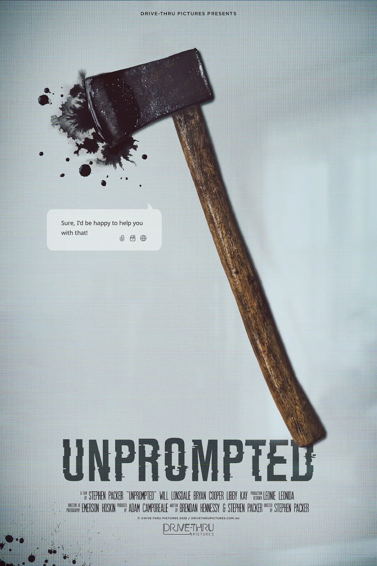 Movie poster "Unprompted"