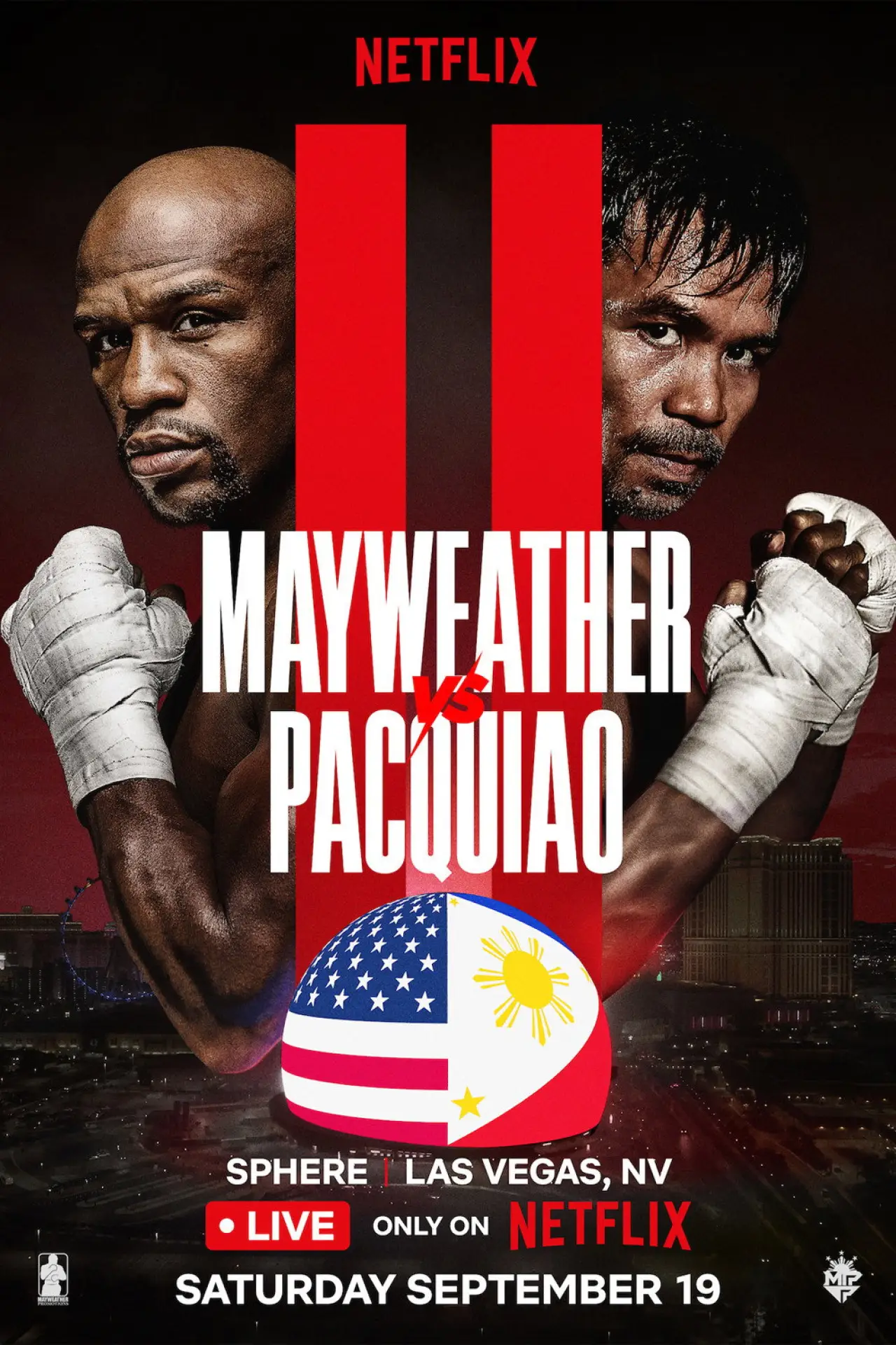 Movie poster "Floyd Mayweather vs. Manny Pacquiao"