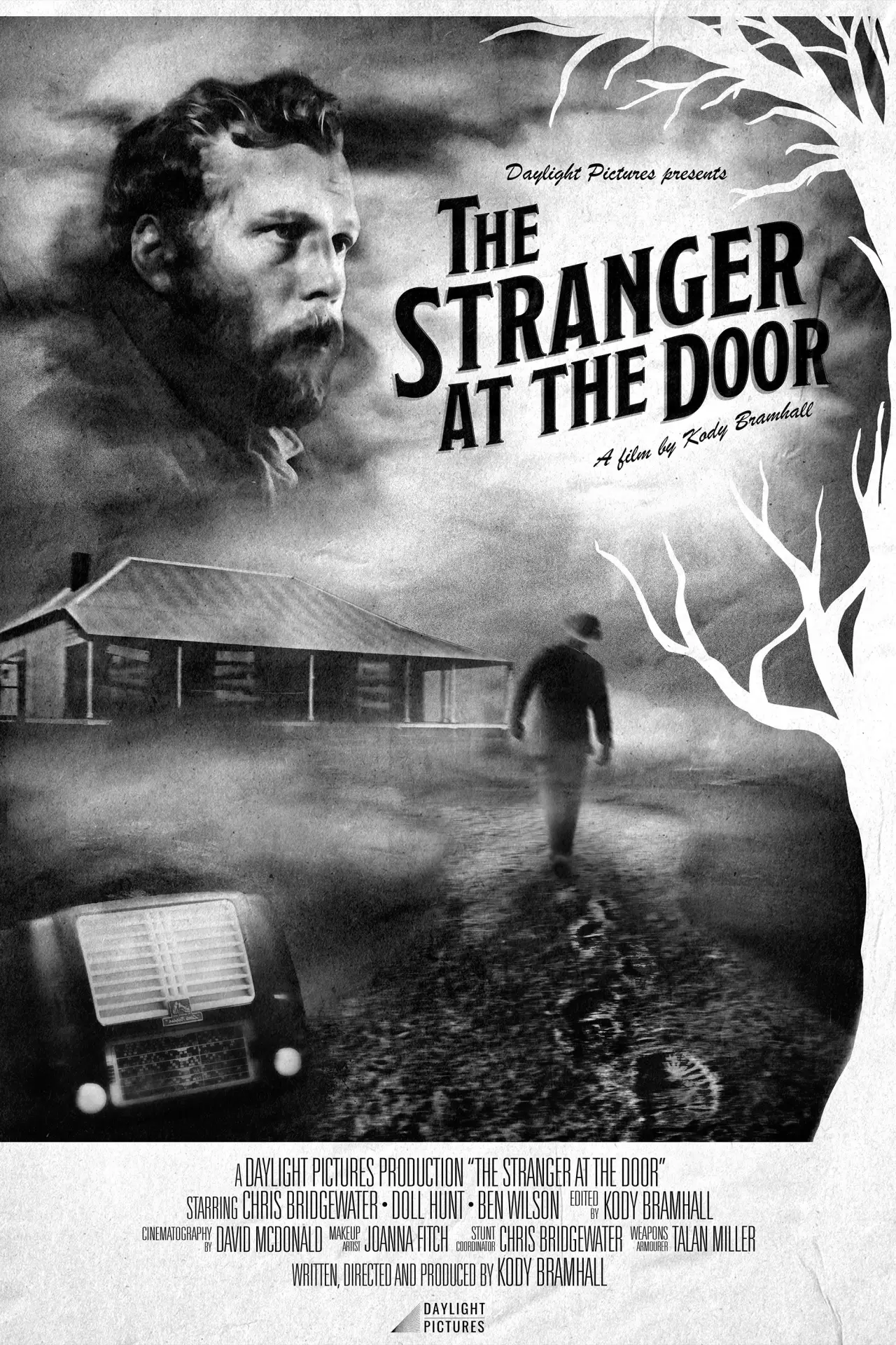 Movie poster "The Stranger at the Door"