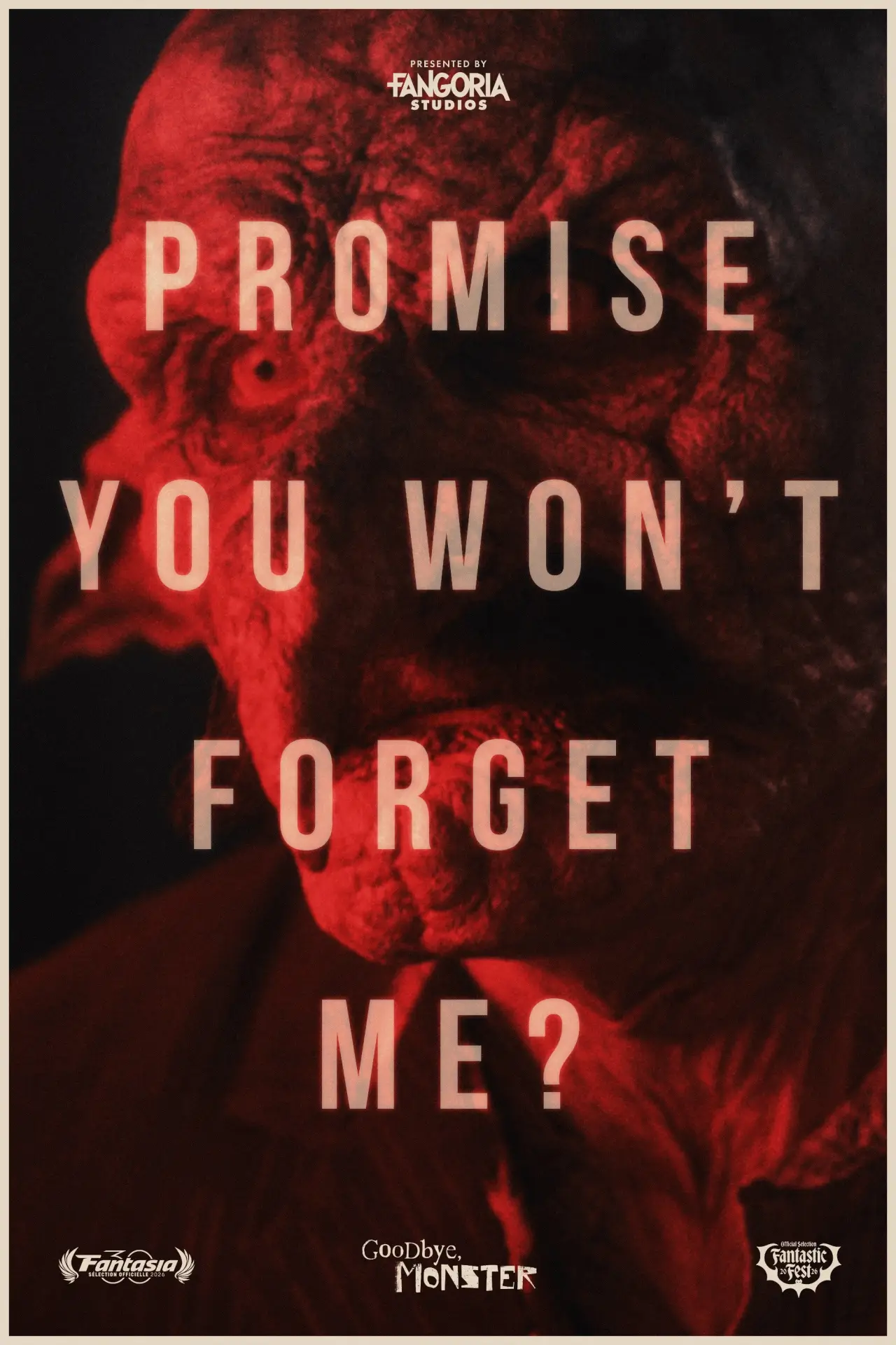 Movie poster "Goodbye, Monster"