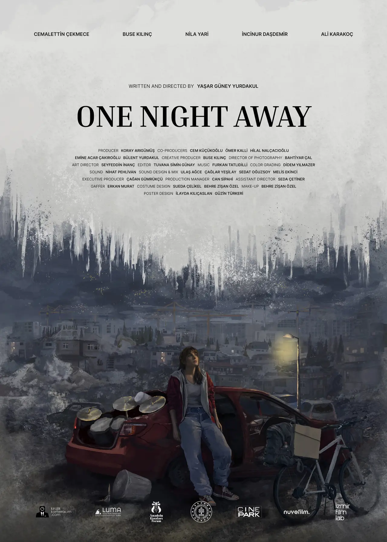 Movie poster "One Night Away"