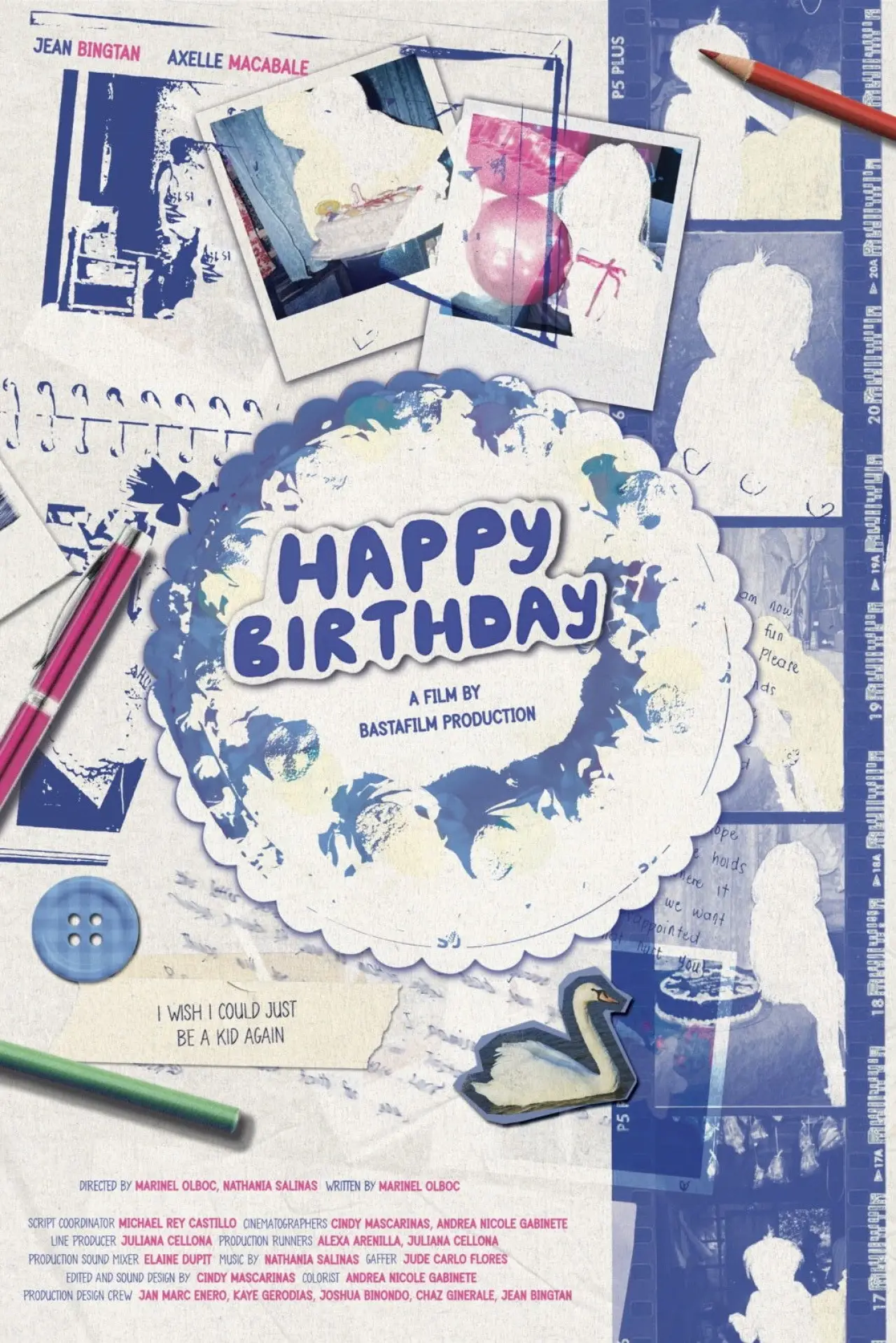Movie poster "HAPPY BIRTHDAY"