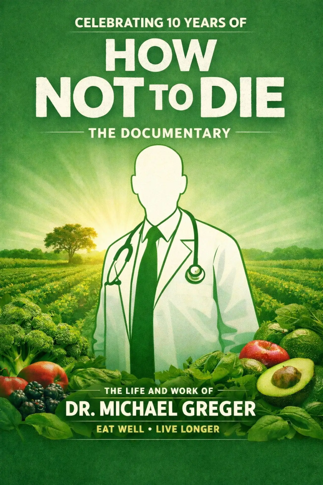 Movie poster "How Not to Die Documentary"