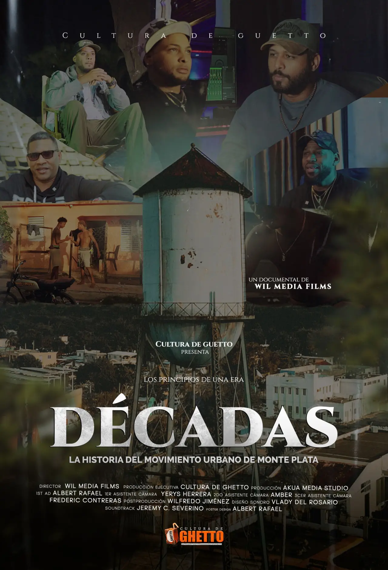 Movie poster "DÉCADAS: Historia del Movimiento Urbano de Monte Plata"