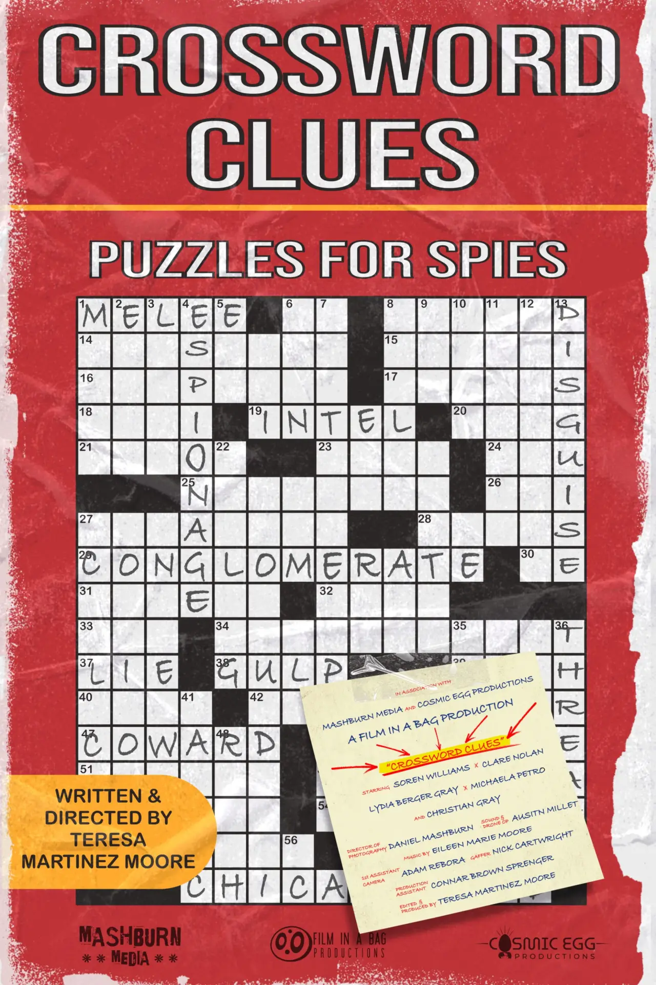 Movie poster "Crossword Clues"