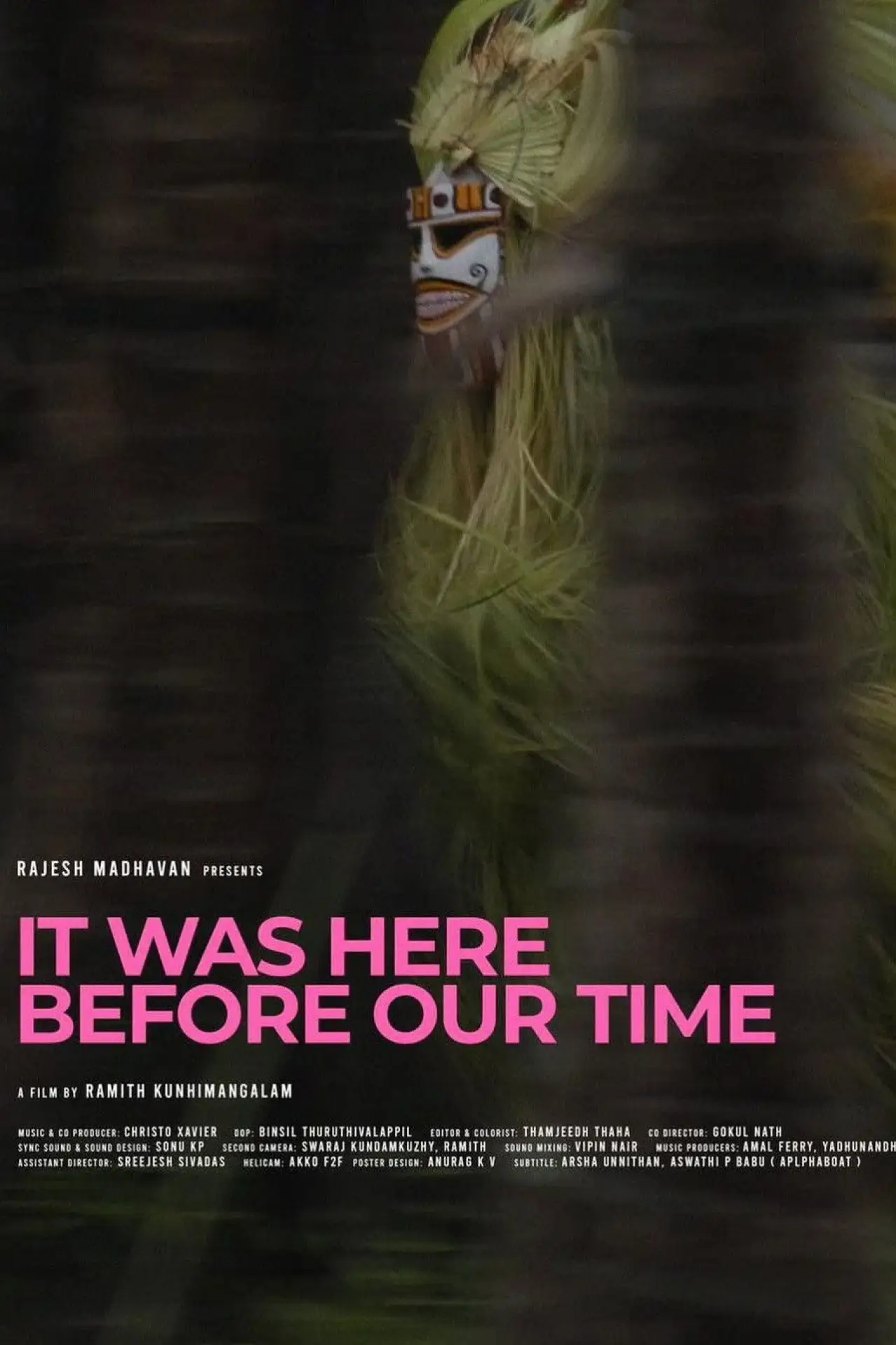 Movie poster "It Was Here Before Our Time"
