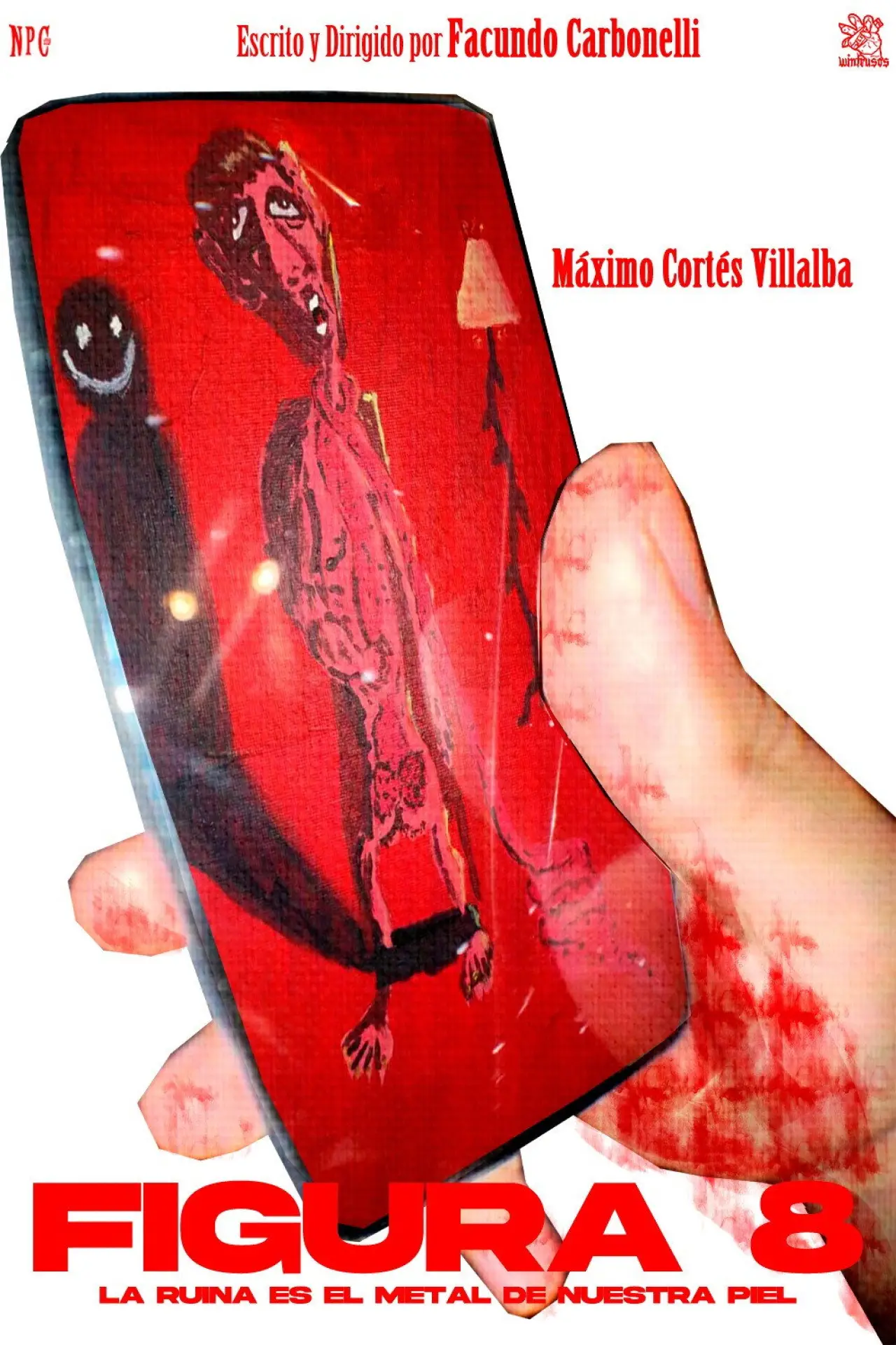 Movie poster "Figure 8: The metal is the ruin of our skin"
