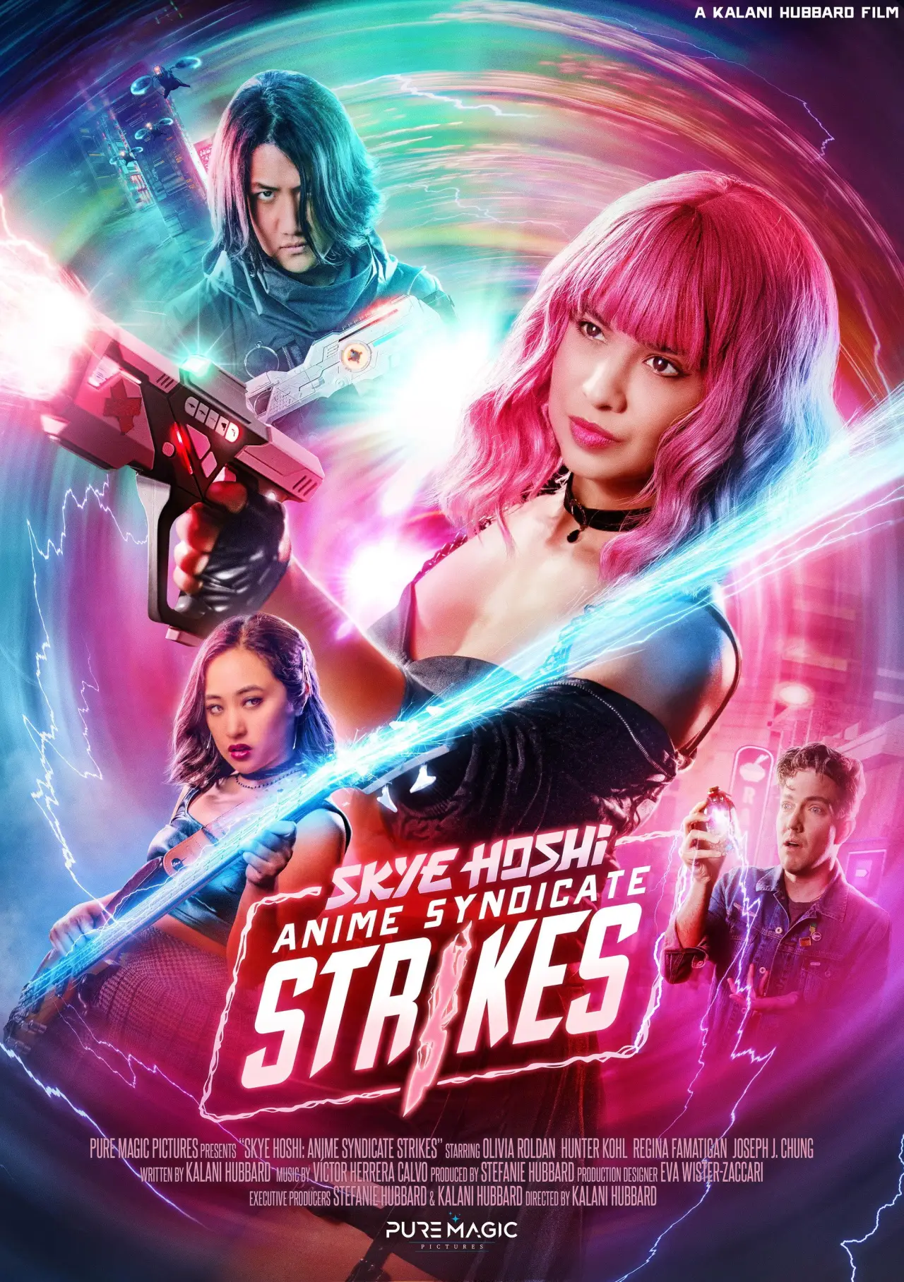 Movie poster "Skye Hoshi: Anime Syndicate Strikes"