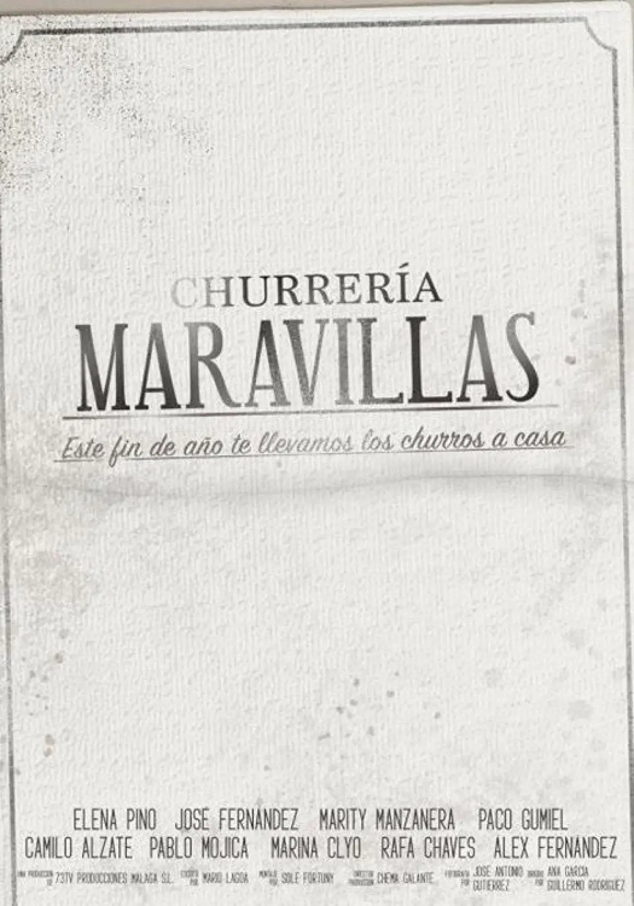 Movie poster "Churrería Maravillas"