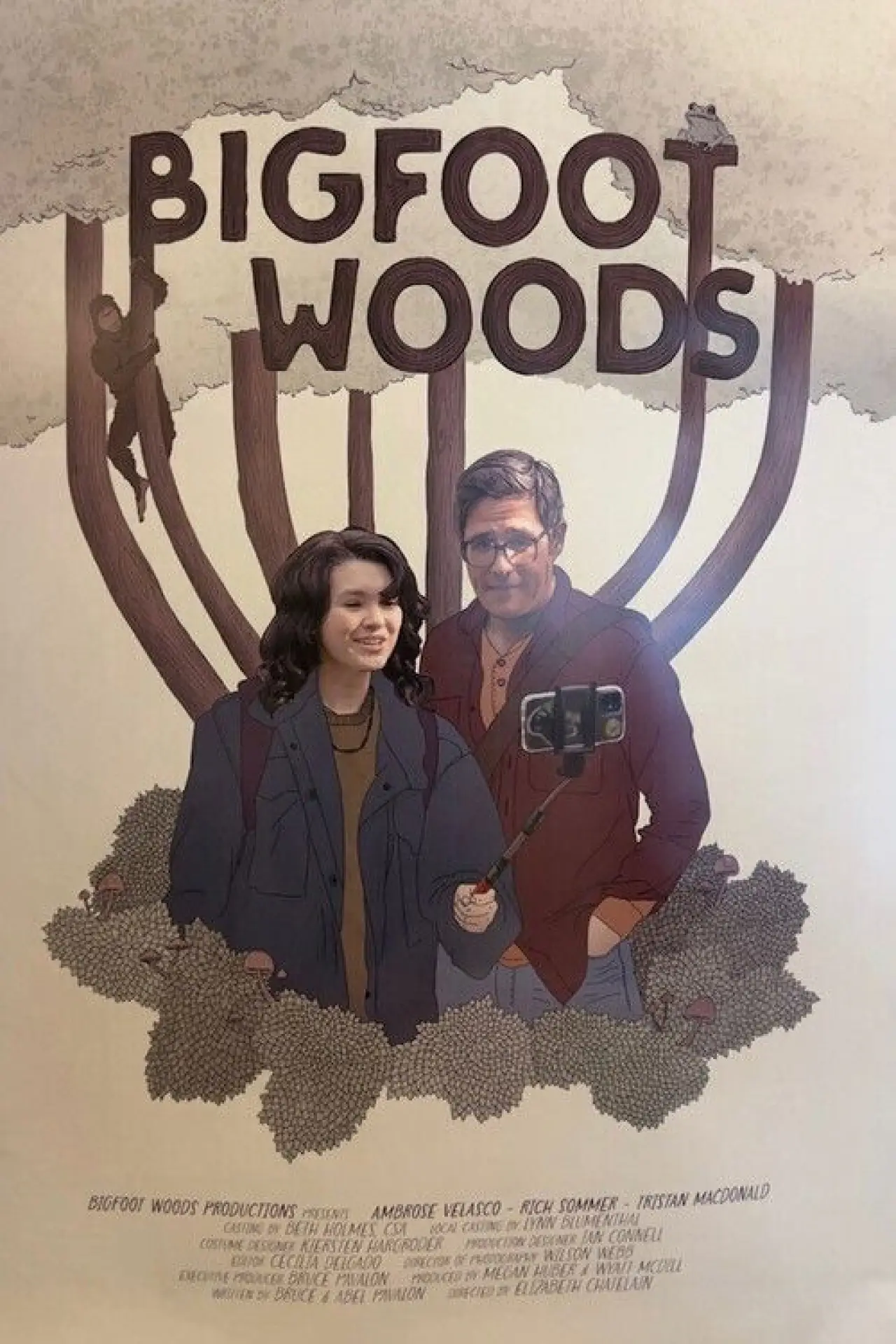Movie poster "Bigfoot Woods"