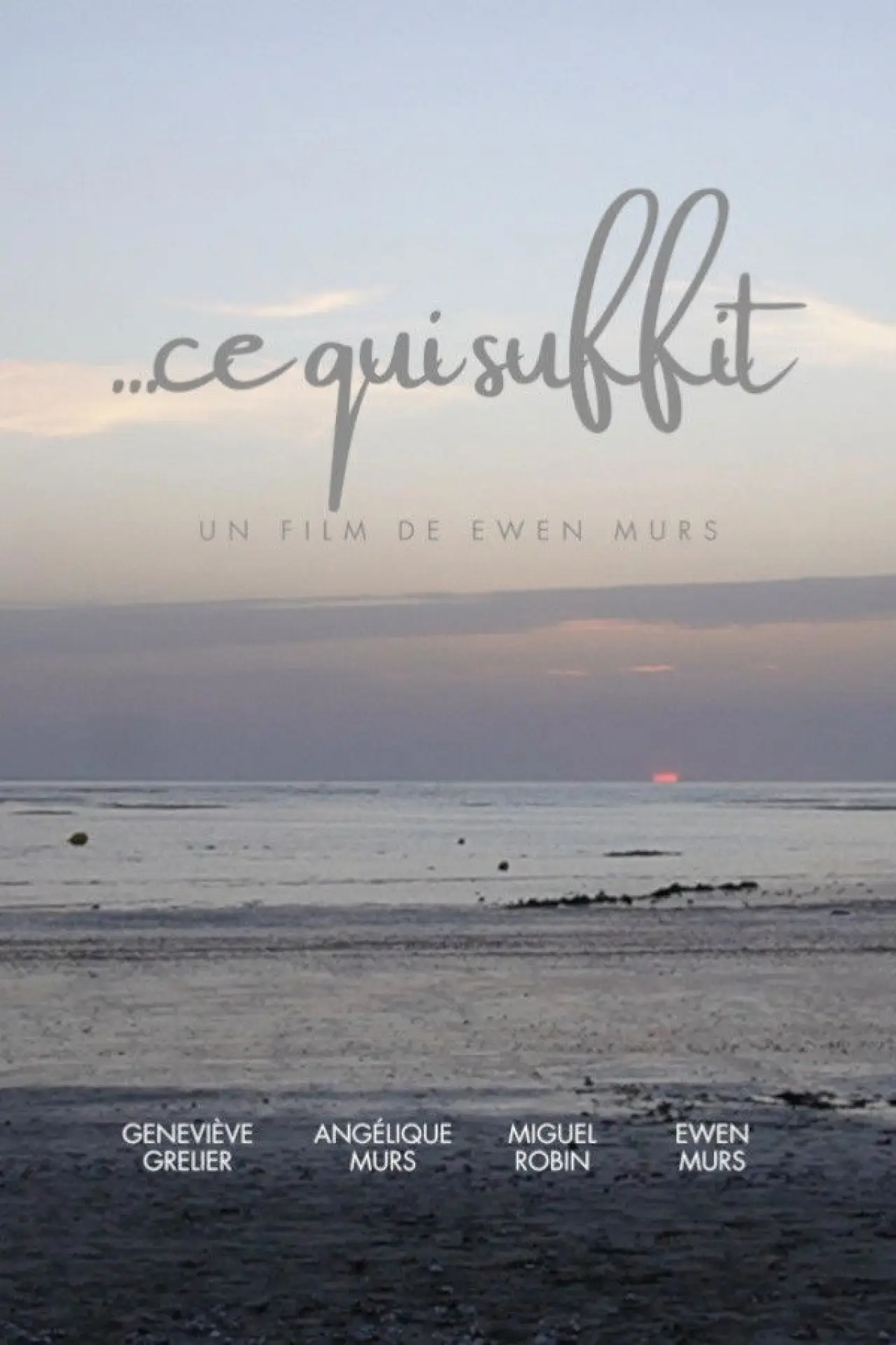 Movie poster "Ce qui suffit"