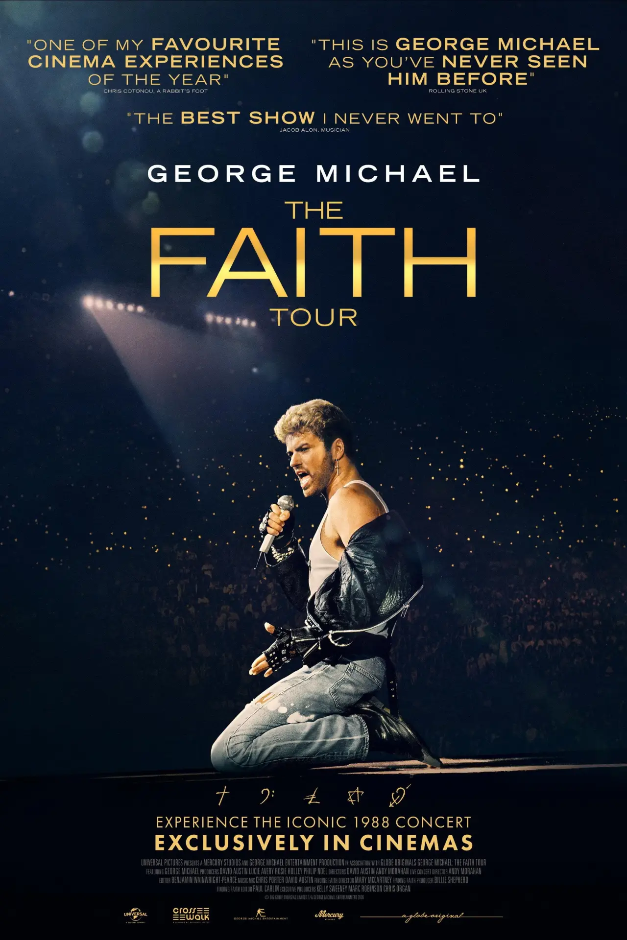Movie poster "George Michael: The Faith Tour"