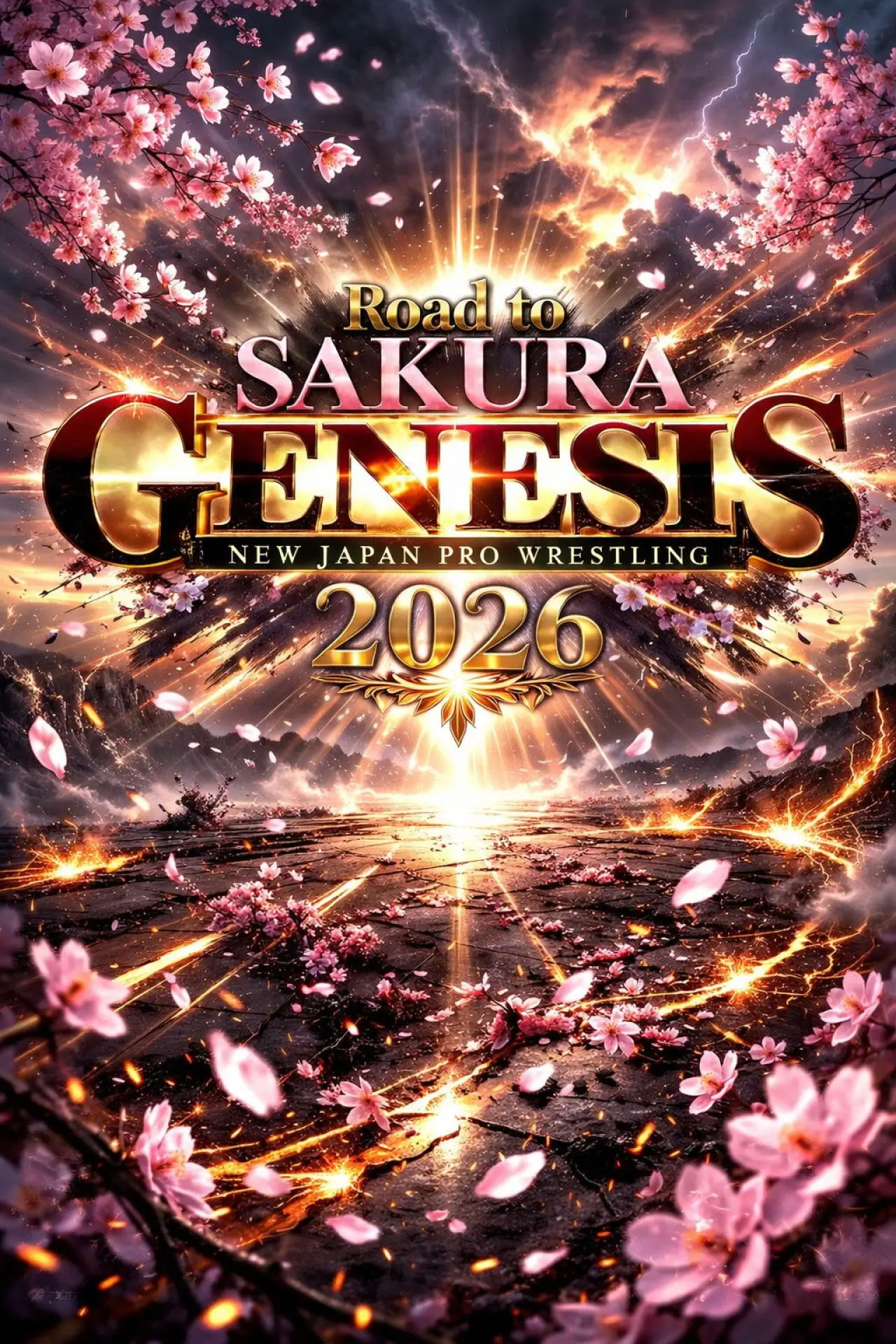 Movie poster "NJPW Road to Sakura Genesis 2026 - Day 1"