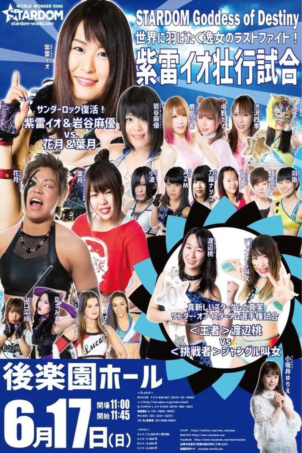 Movie poster "Stardom Goddess of Destiny 2018"