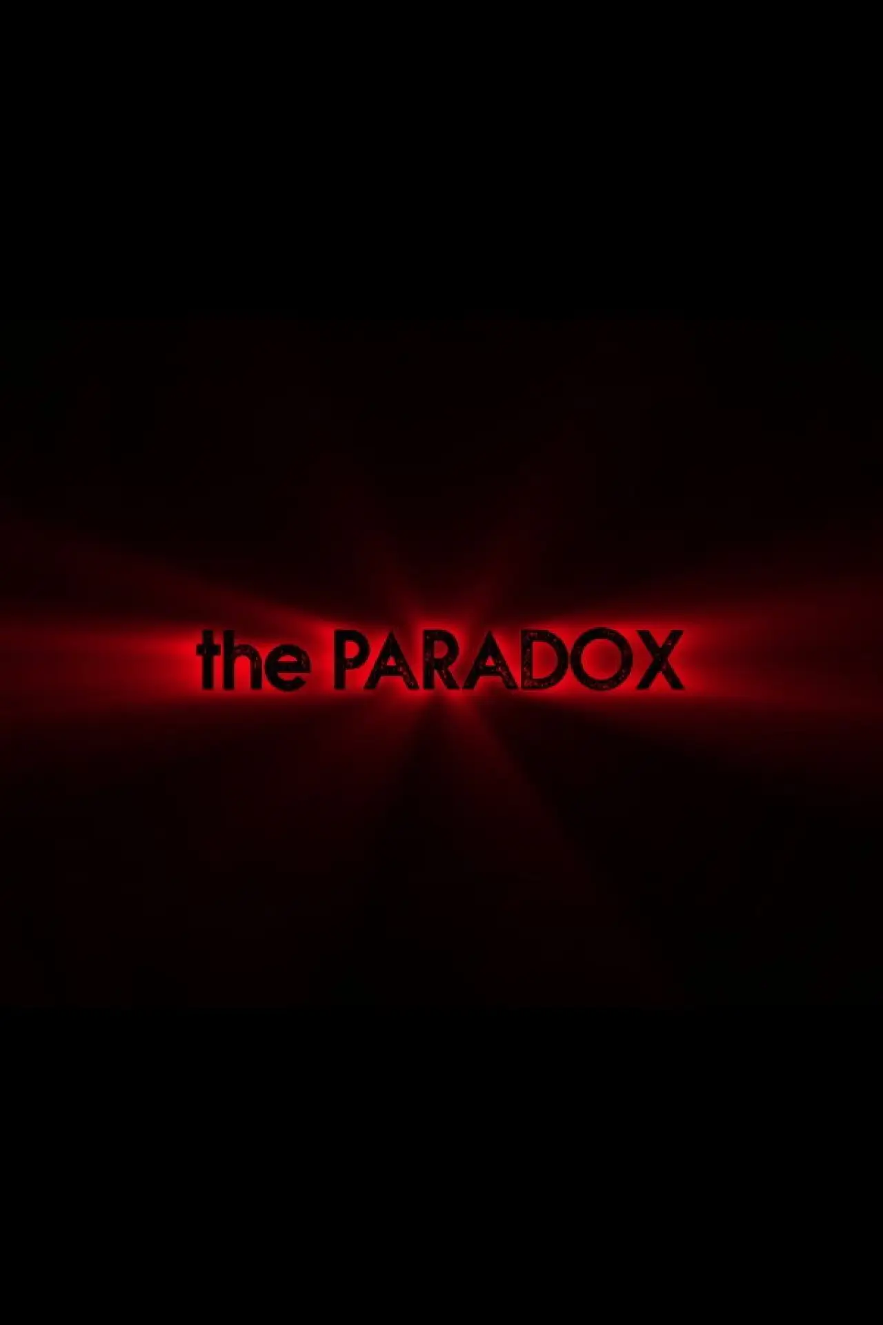 Movie poster "the PARADOX"