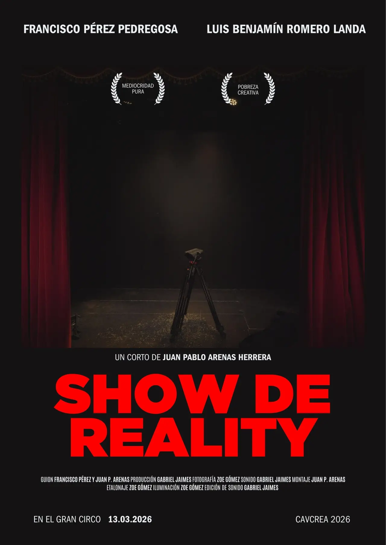 Movie poster "Show de Reality"