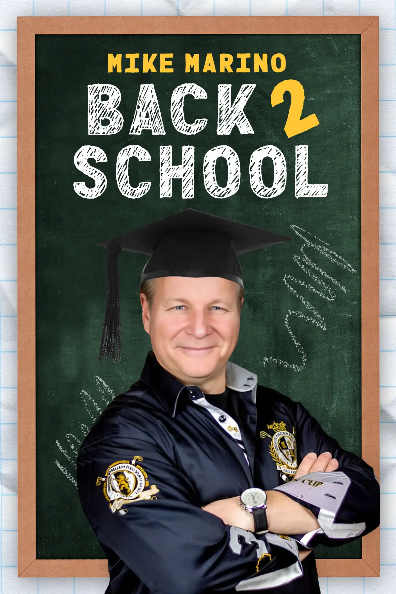 Movie poster "Mike Marino: Back 2 School"