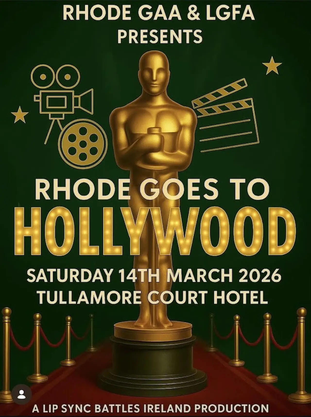Movie poster "Rhode Goes To Hollywood"