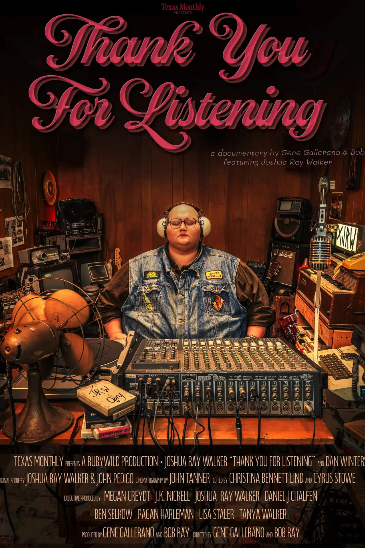 Movie poster "Thank You For Listening"