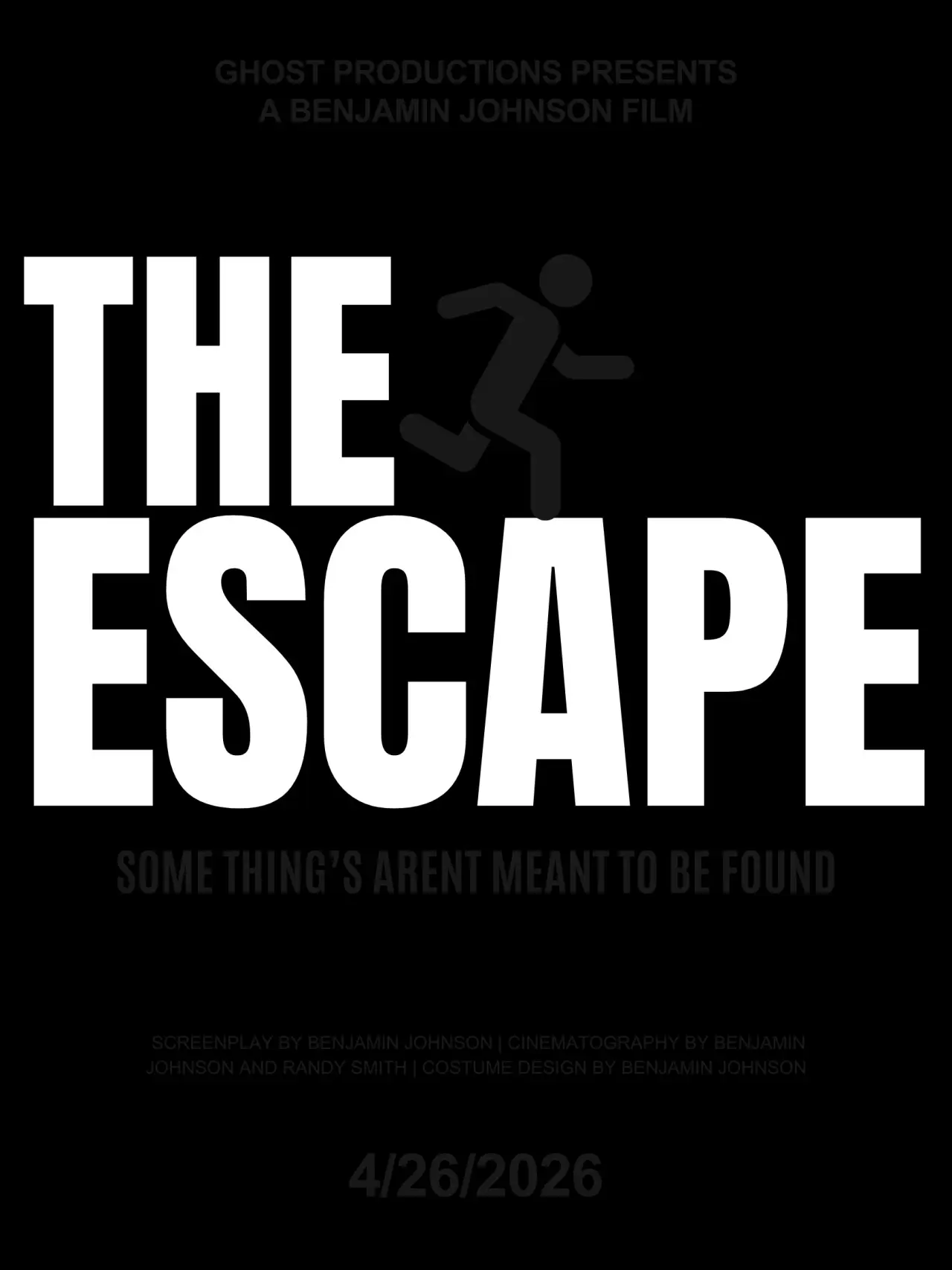 Movie poster "The Escape"