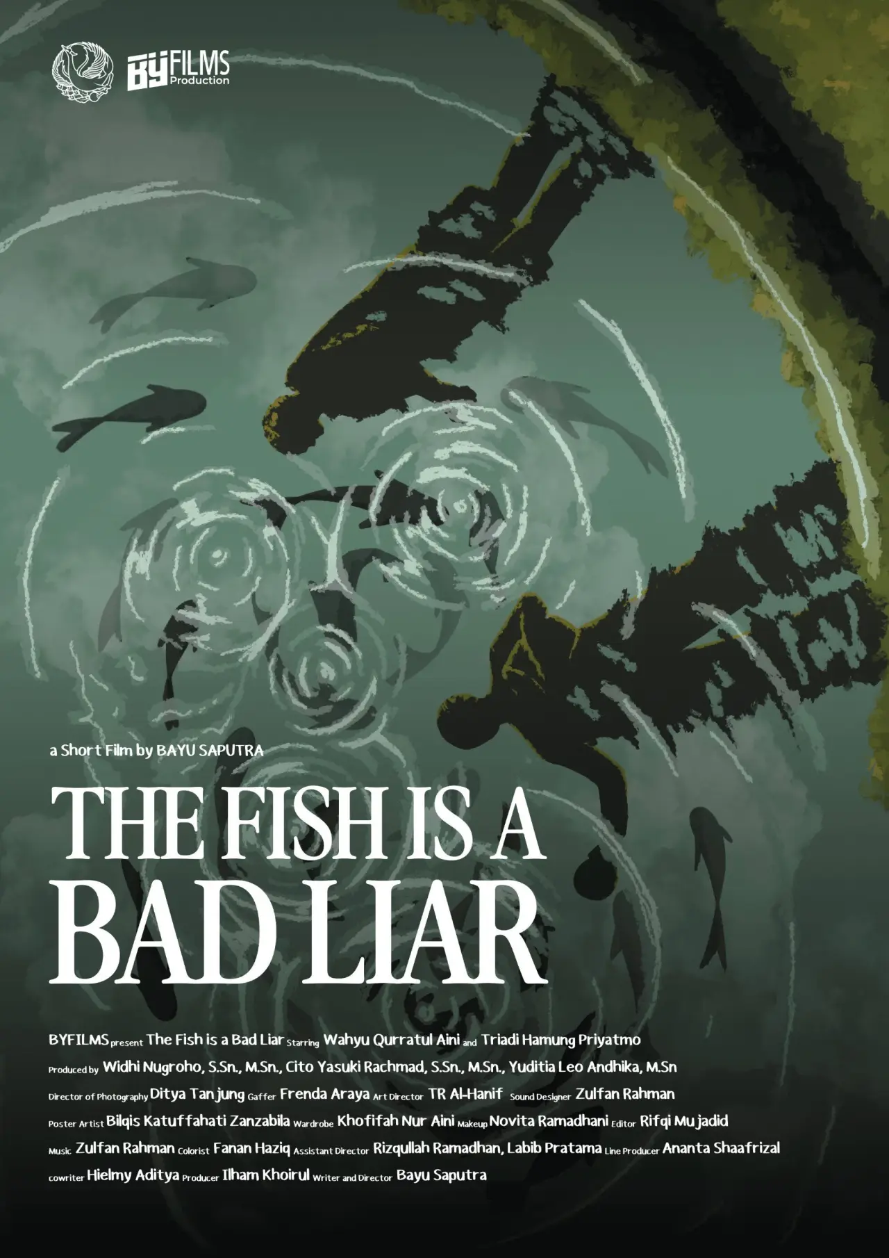 Movie poster "The Fish Is A Bad Liar"