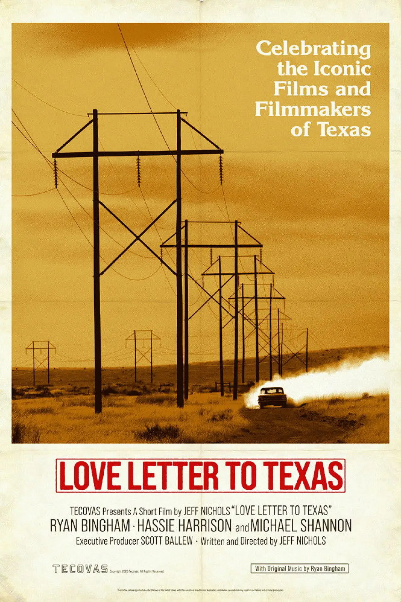 Movie poster "Love Letter to Texas"