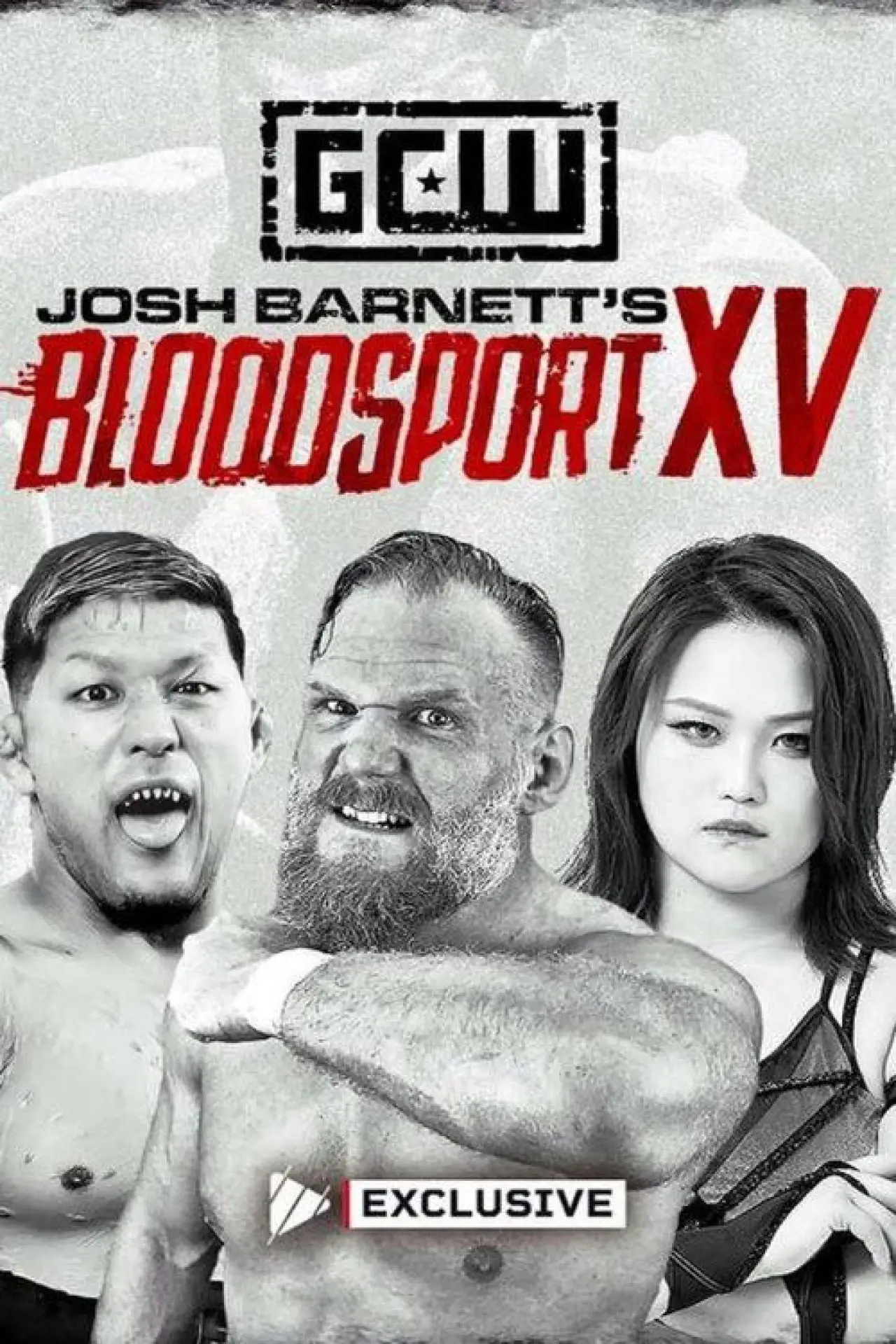 Movie poster "Game Changer Wrestling: Josh Barnett’s Bloodsport XV"